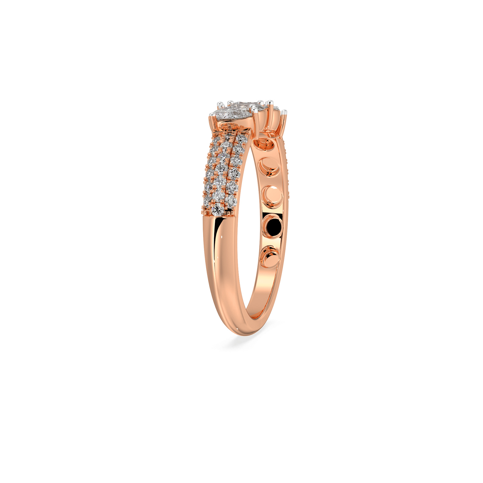DIAMOND LADIES RING 18CT