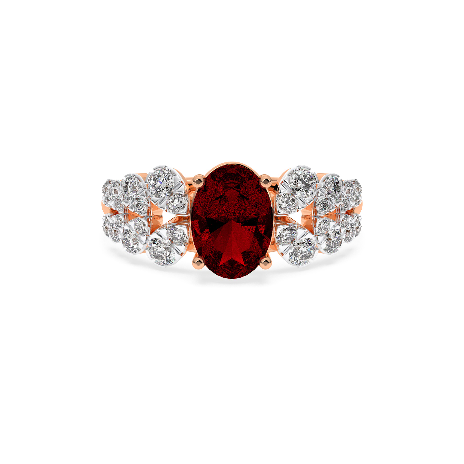 DIAMOND LADIES RING 18CT