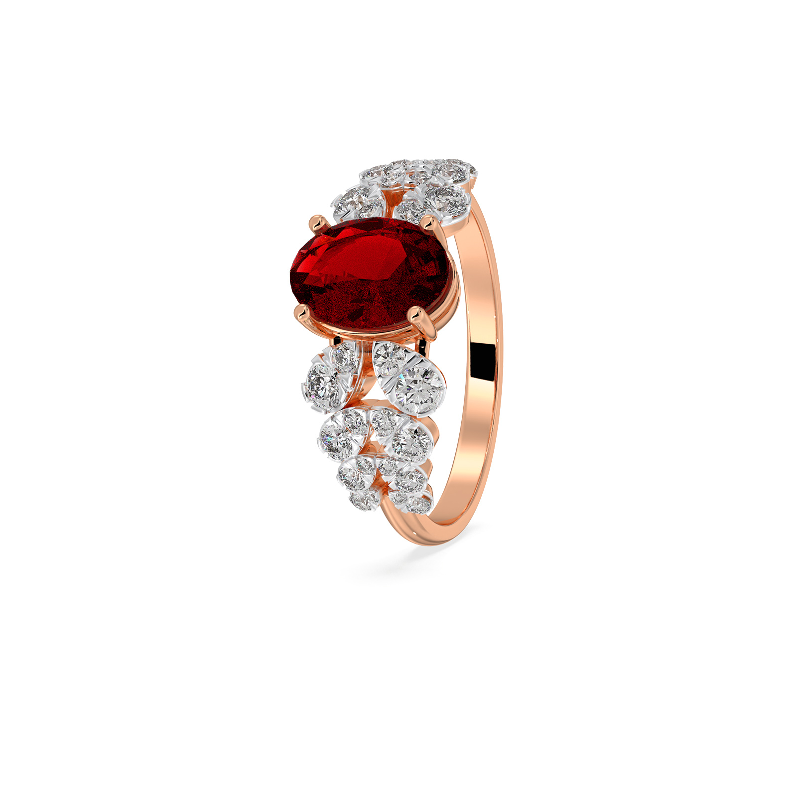 DIAMOND LADIES RING 18CT