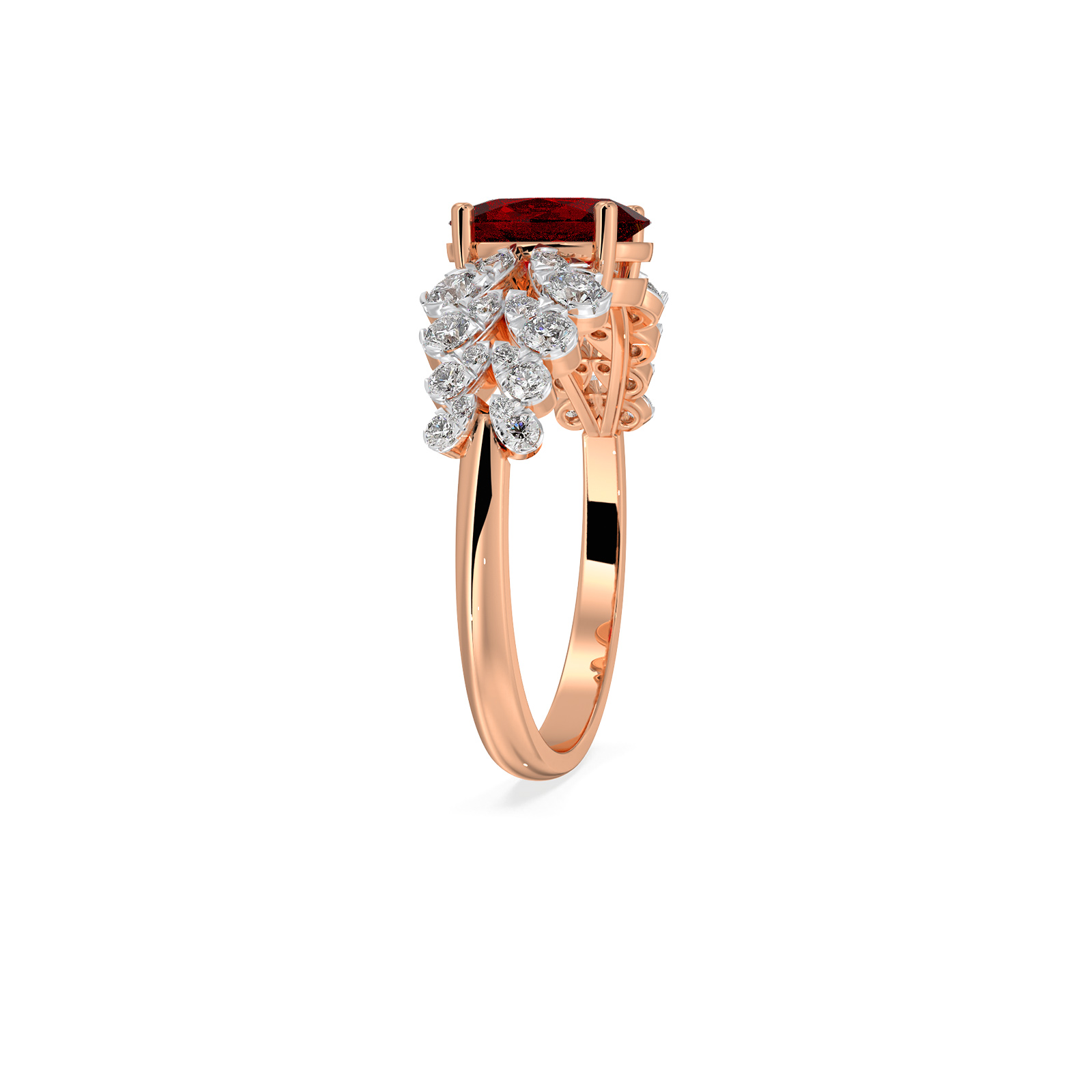 DIAMOND LADIES RING 18CT