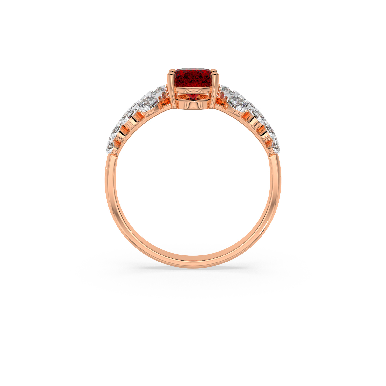 DIAMOND LADIES RING 18CT
