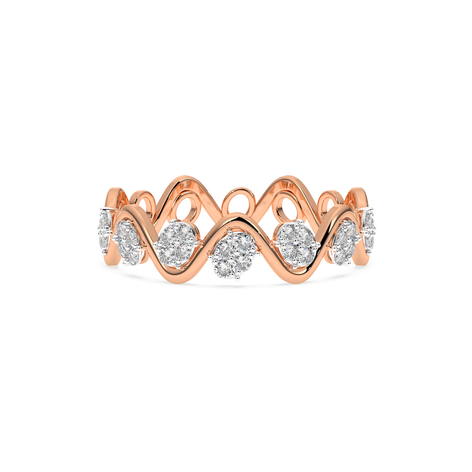 DIAMOND LADIES RING 18CT