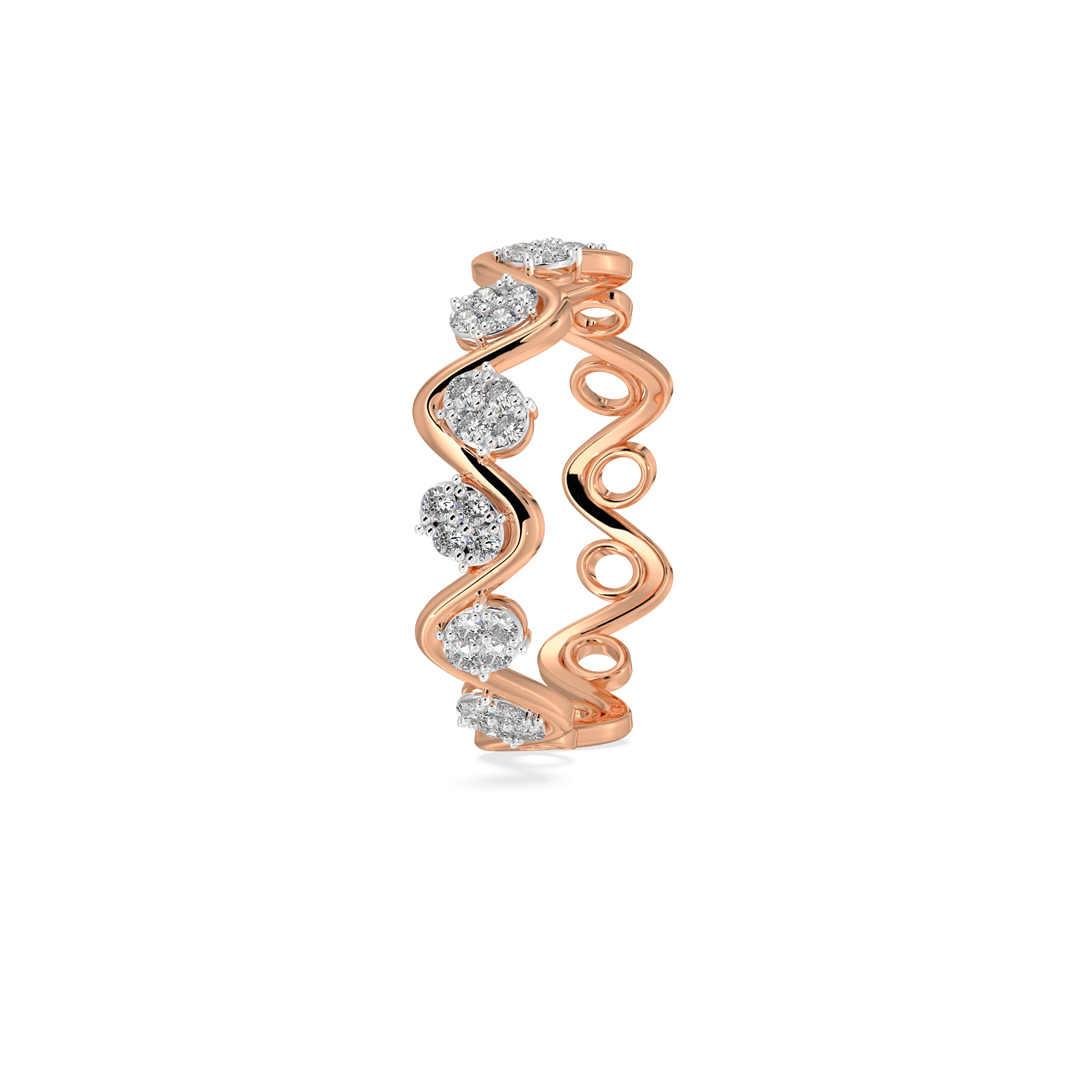 DIAMOND LADIES RING 18CT