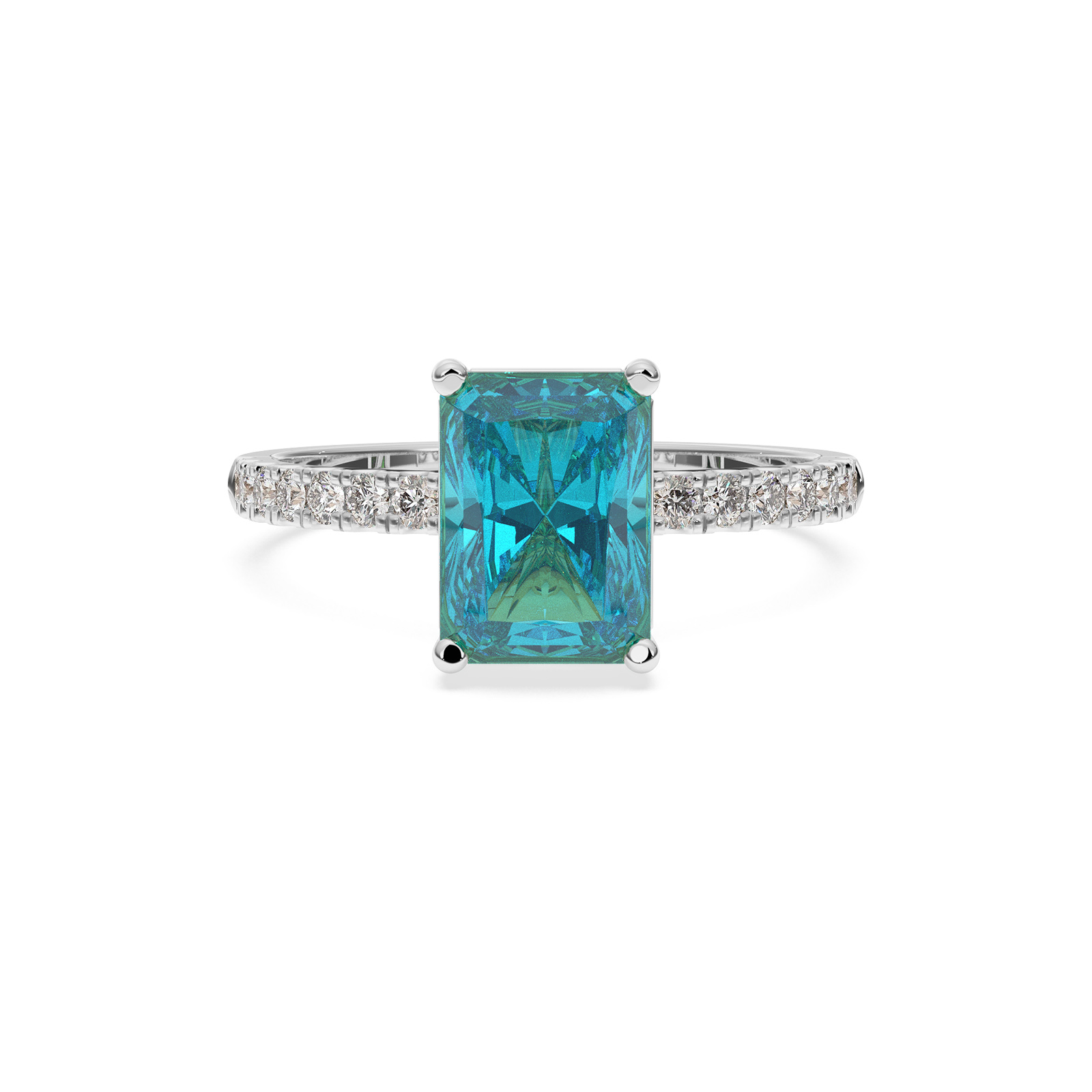 DIAMOND LADIES RING 18CT