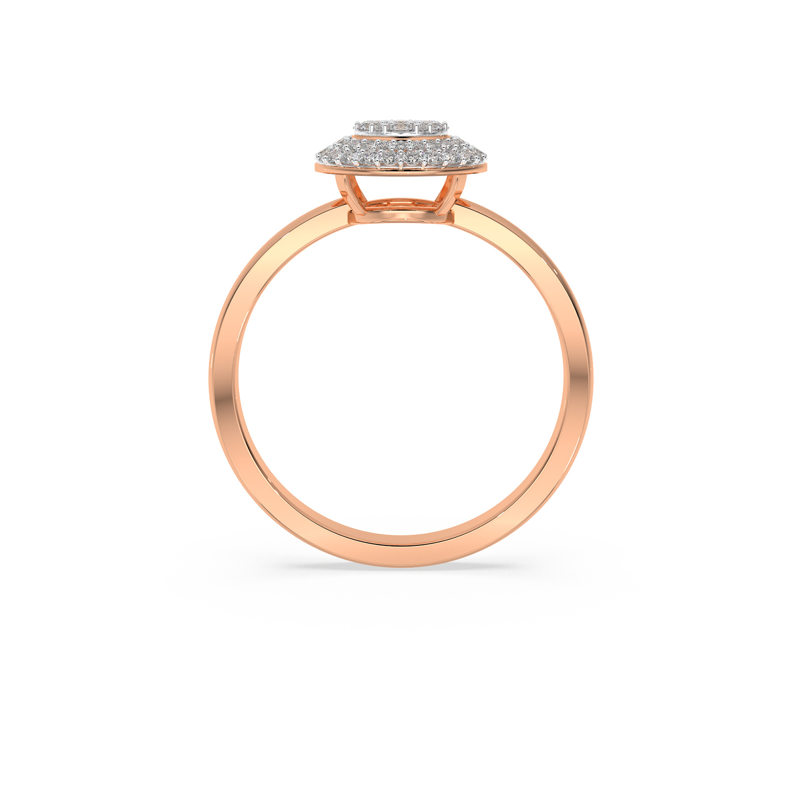 DIAMOND LADIES RING 18CT
