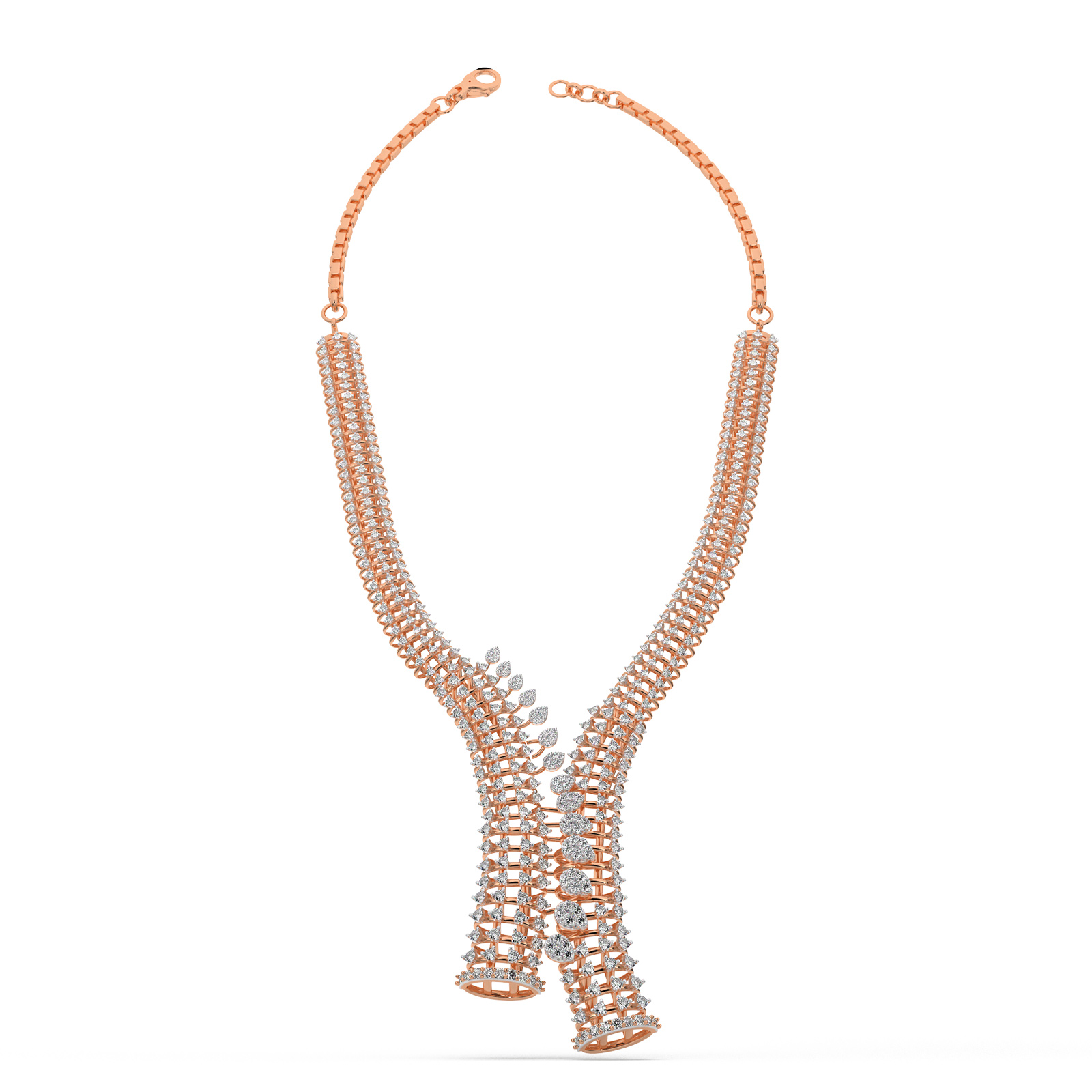 DIAMOND NECKLACE 18CT