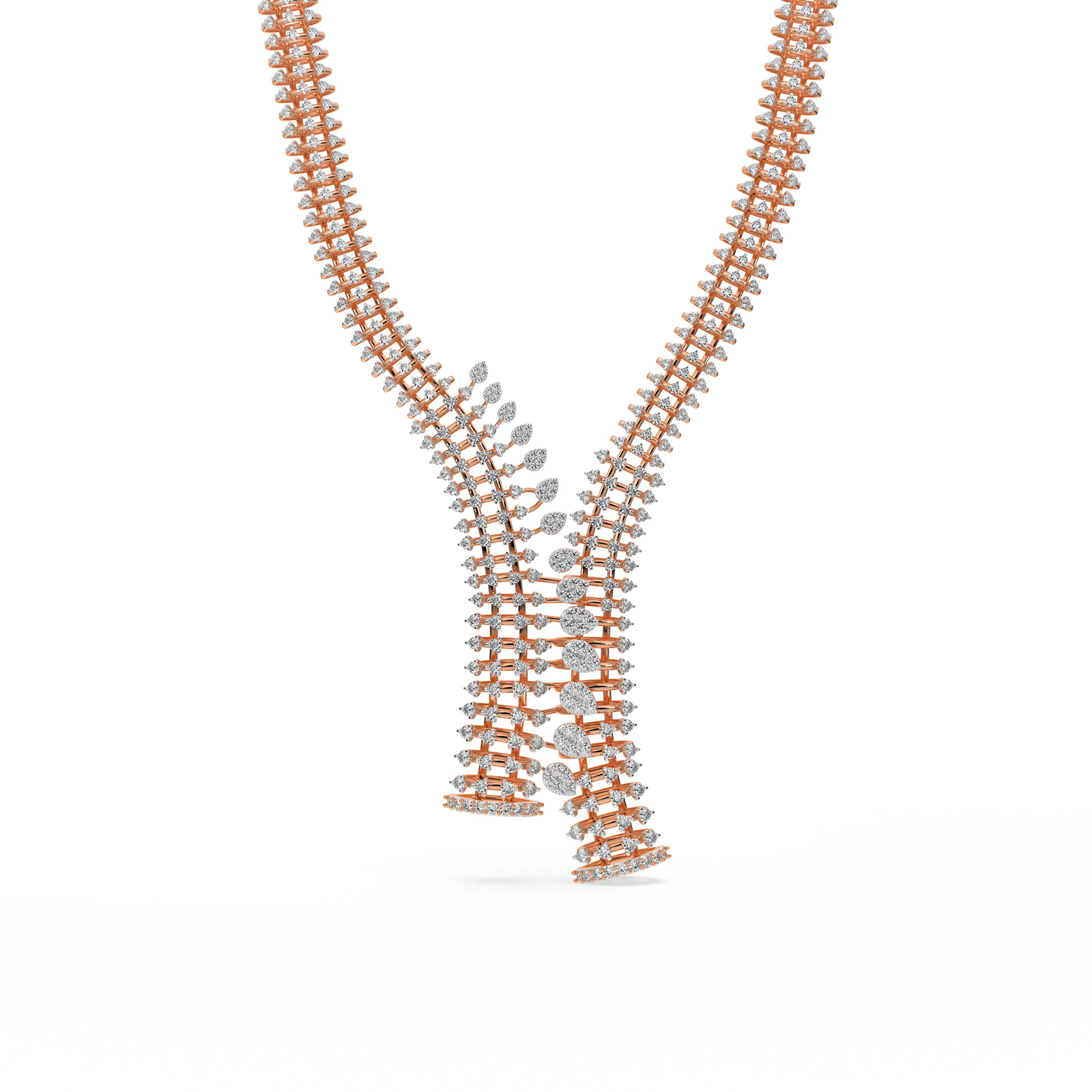 DIAMOND NECKLACE 18CT