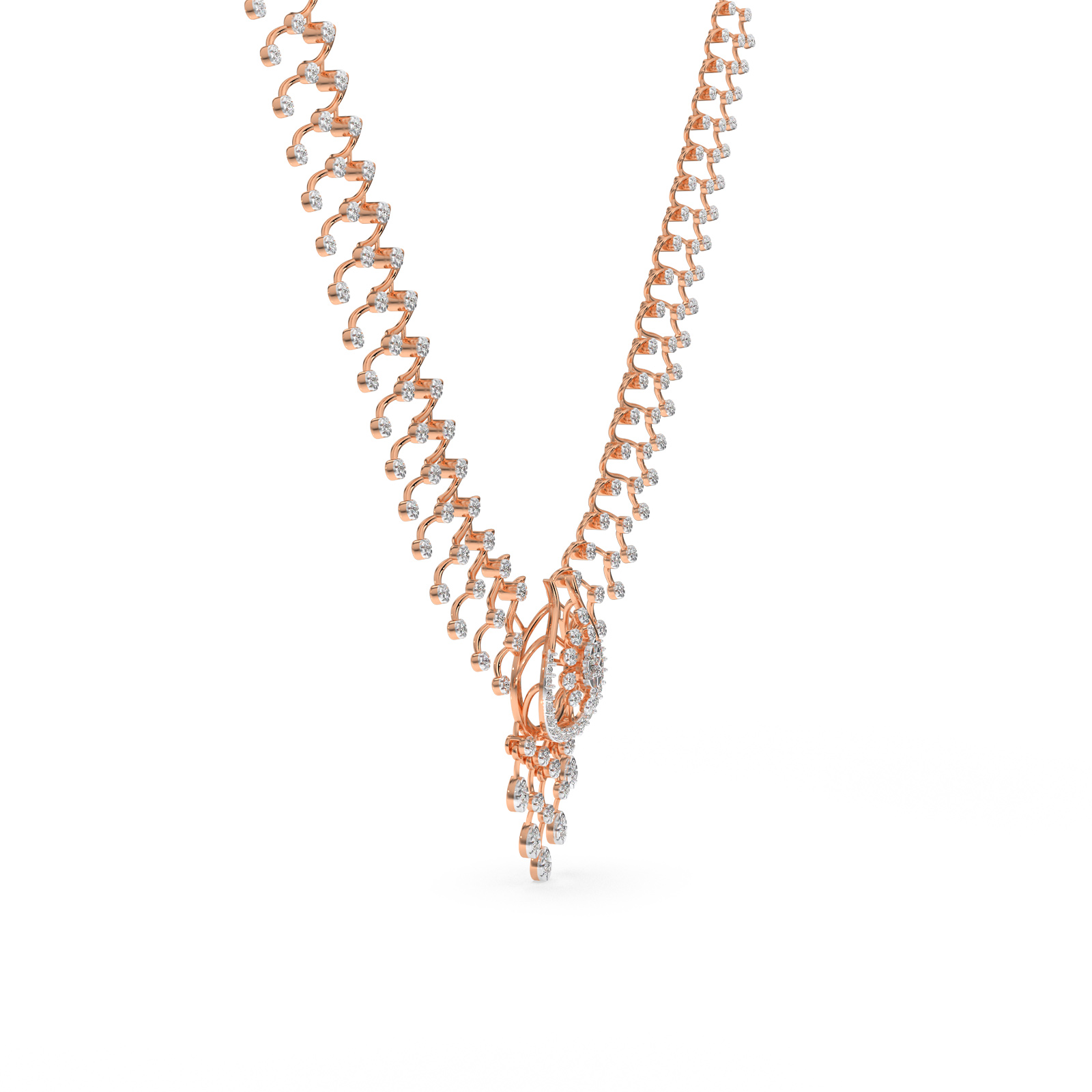 DIAMOND NECKLACE 18CT