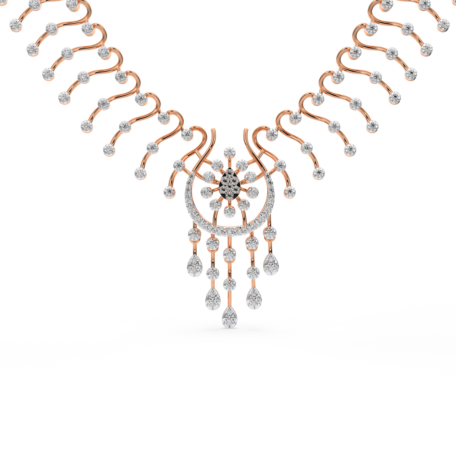 DIAMOND NECKLACE 18CT