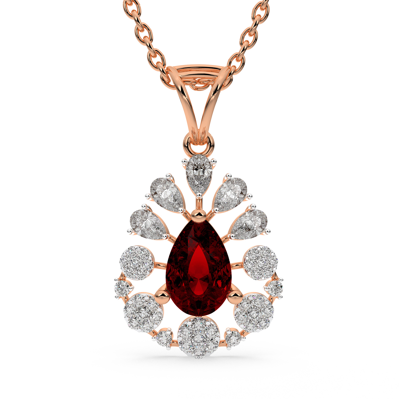 DIAMOND PENDANT 18CT