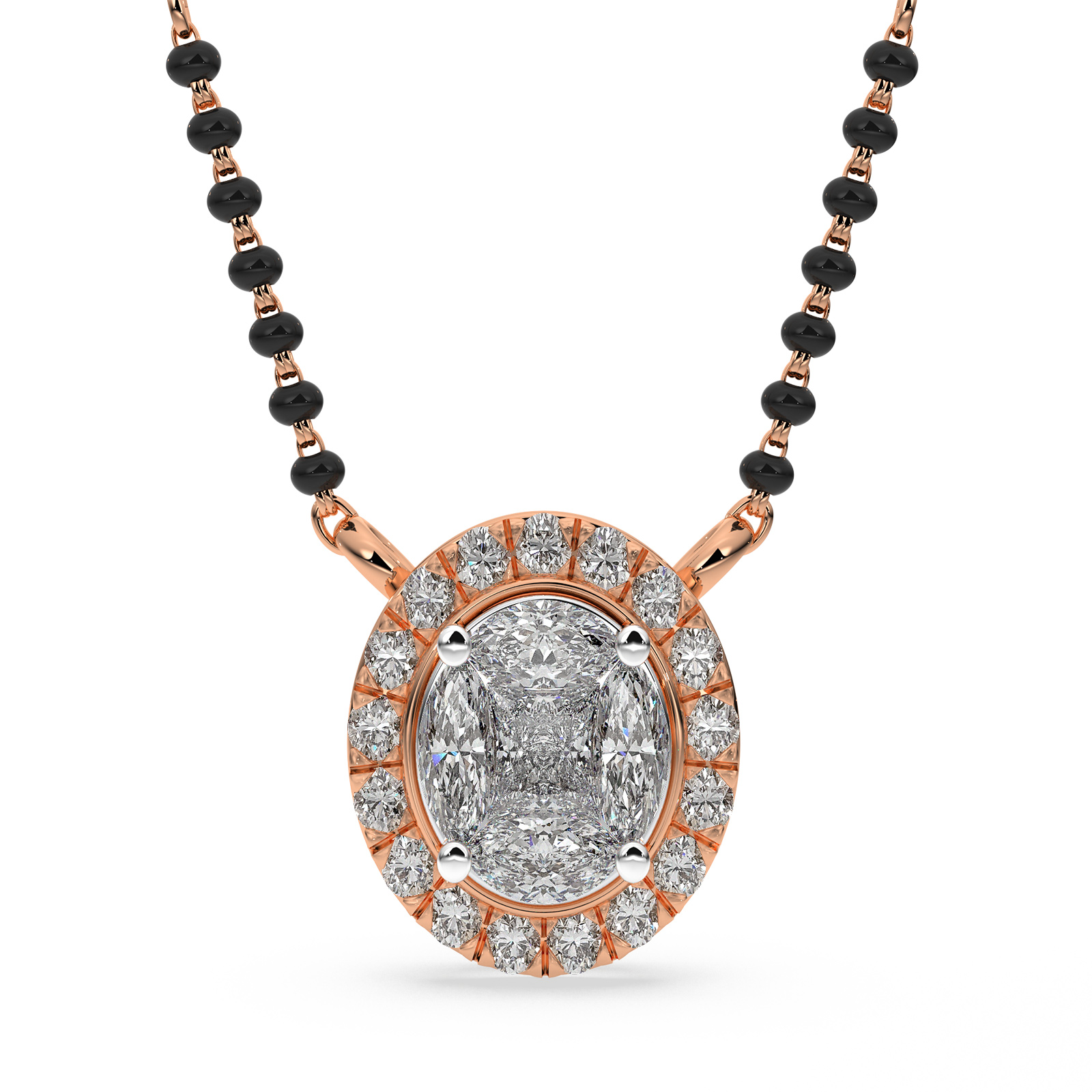 DIAMOND MANGALSUTRA 18CT