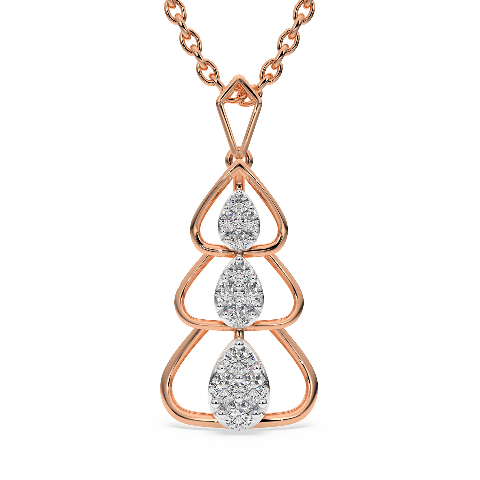 DIAMOND PENDANT 18CT