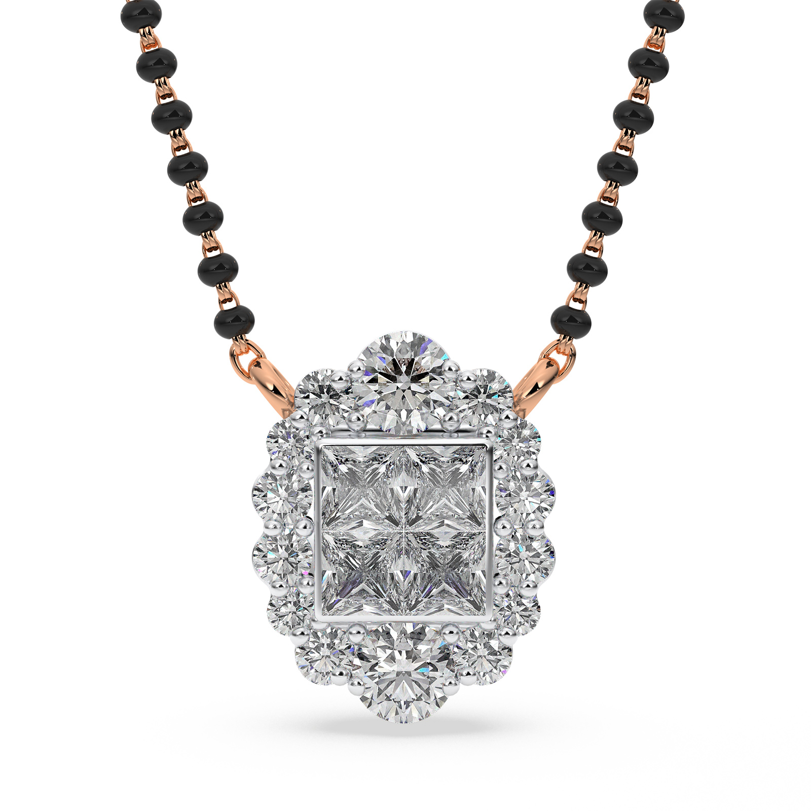 DIAMOND MANGALSUTRA 18CT