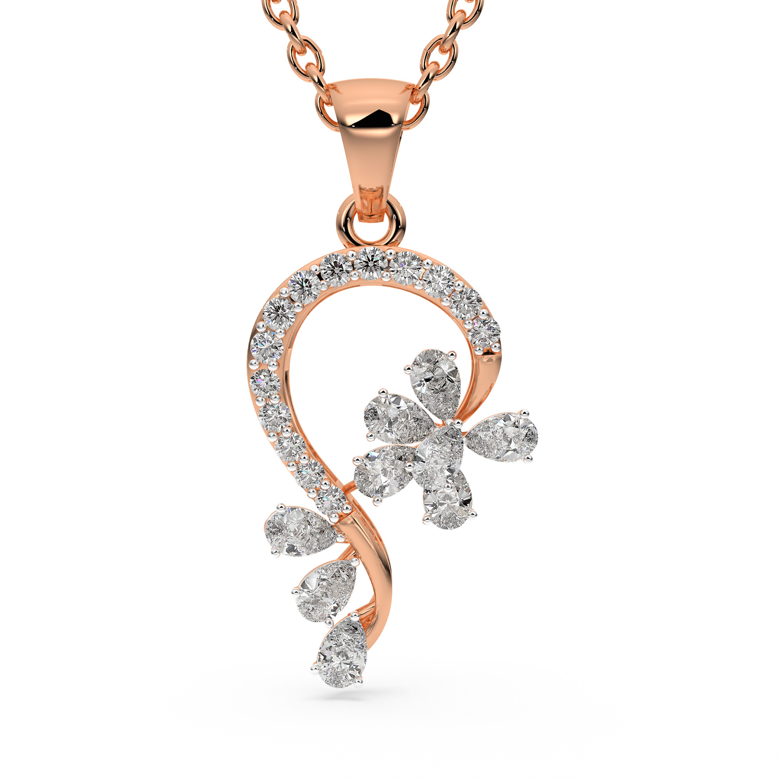 DIAMOND PENDANT 18CT