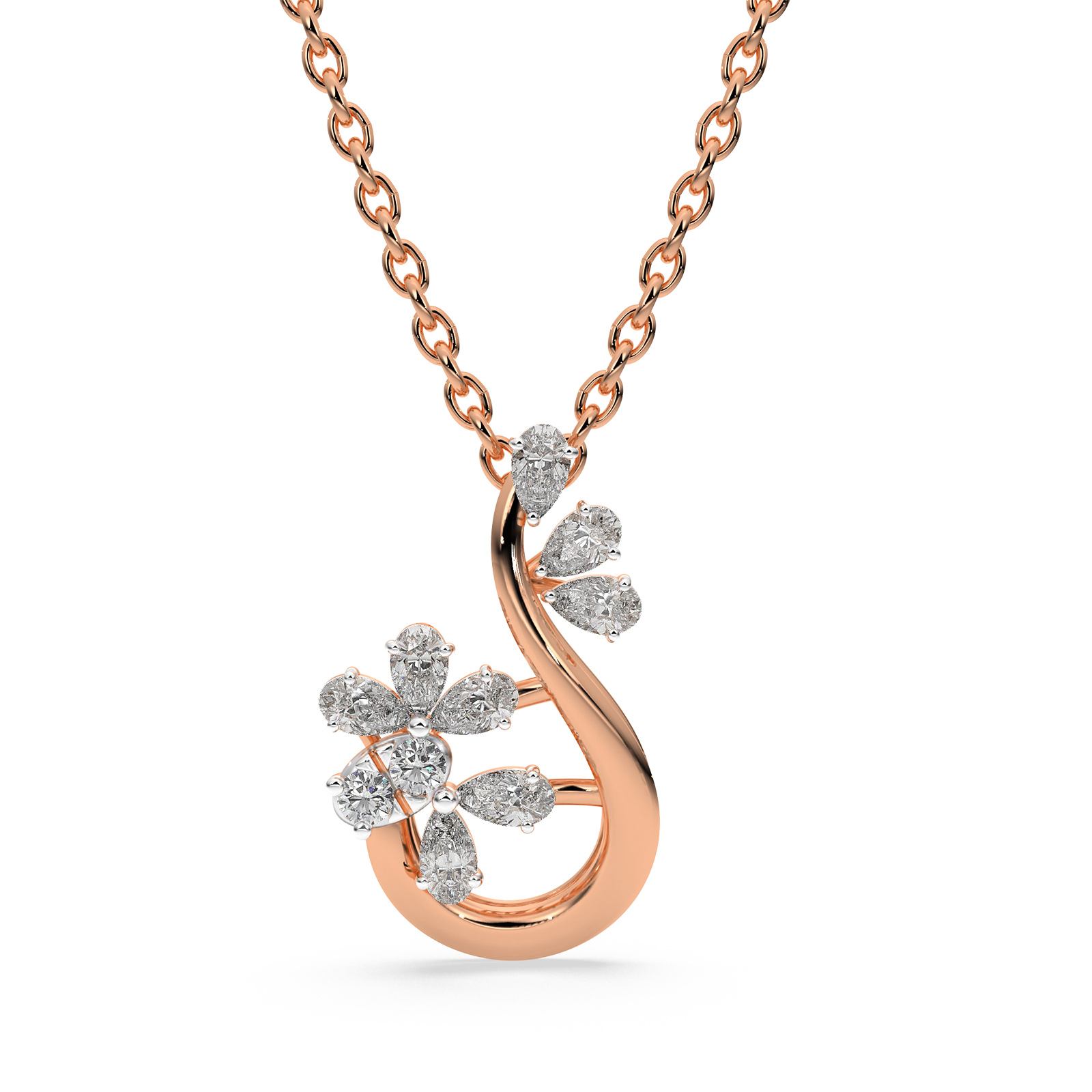 DIAMOND PENDANT 18CT