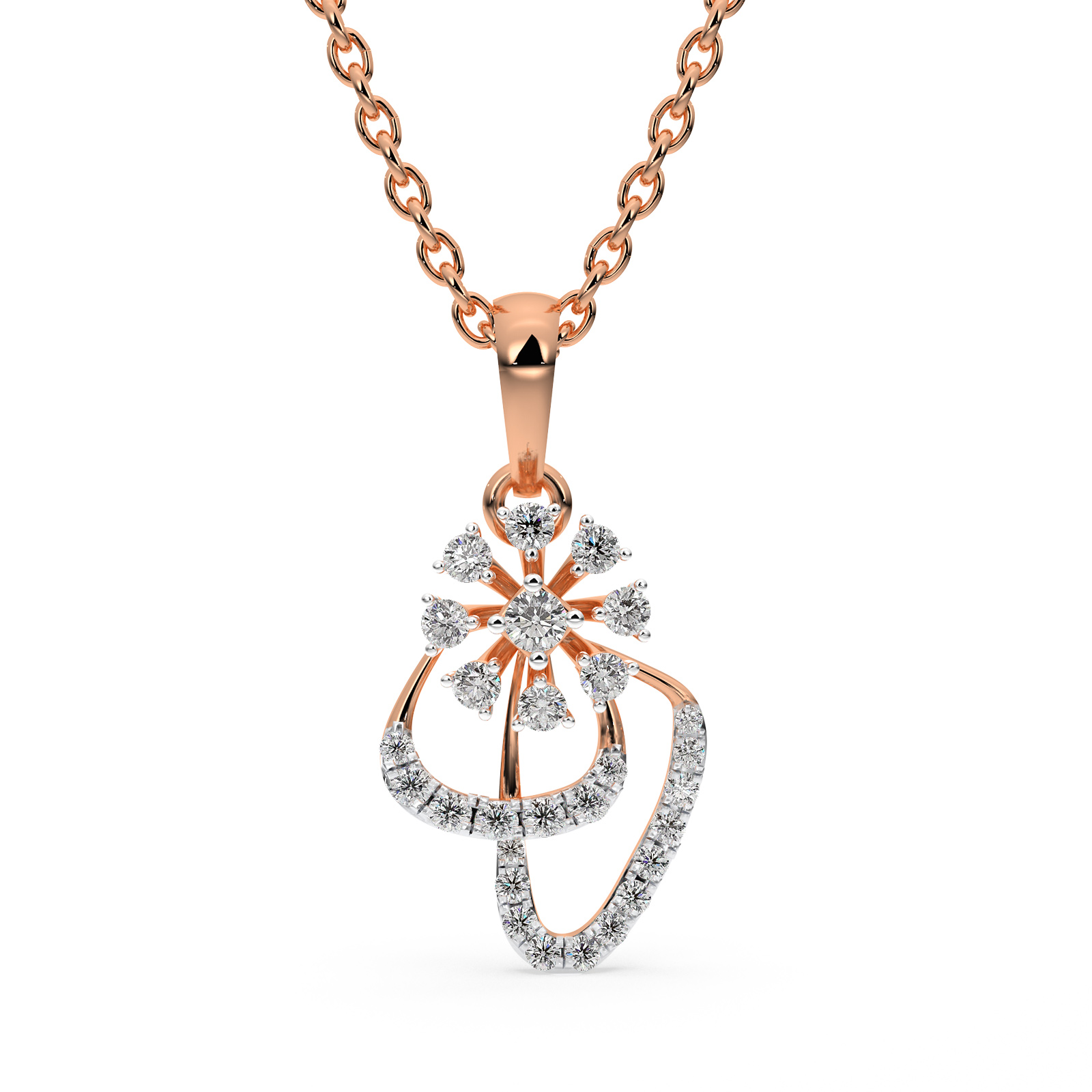 DIAMOND PENDANT 18CT
