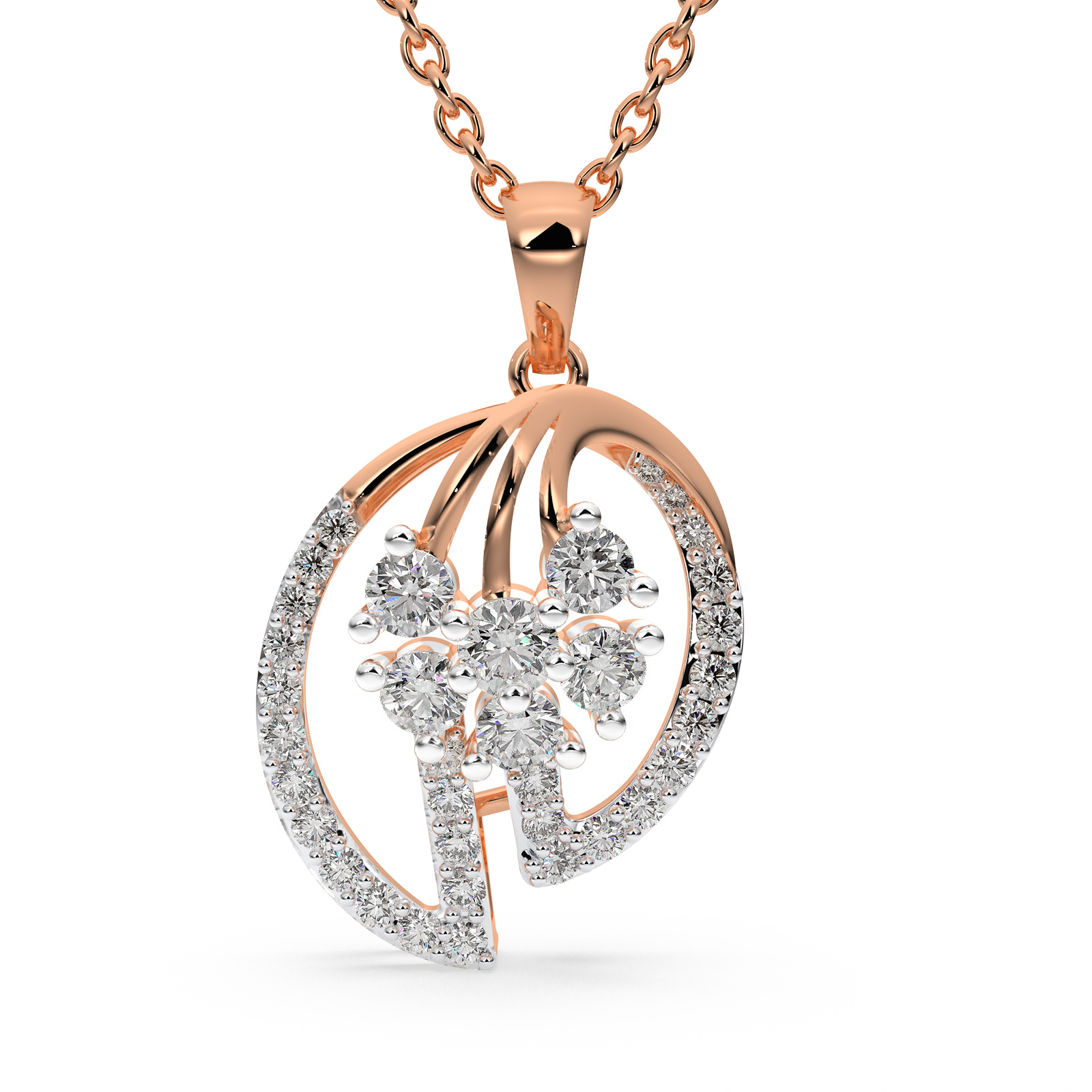 DIAMOND PENDANT 18CT