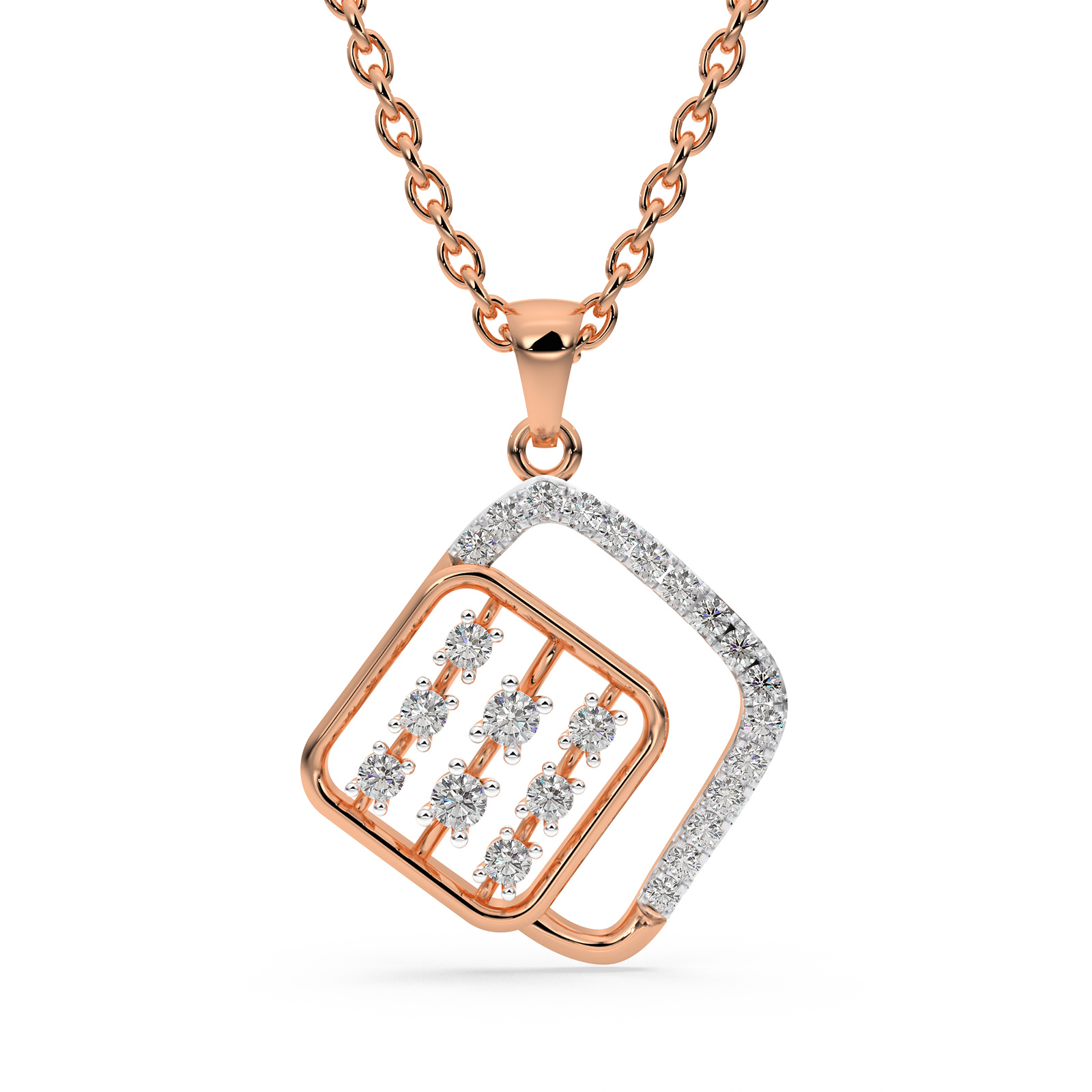 DIAMOND PENDANT 18CT