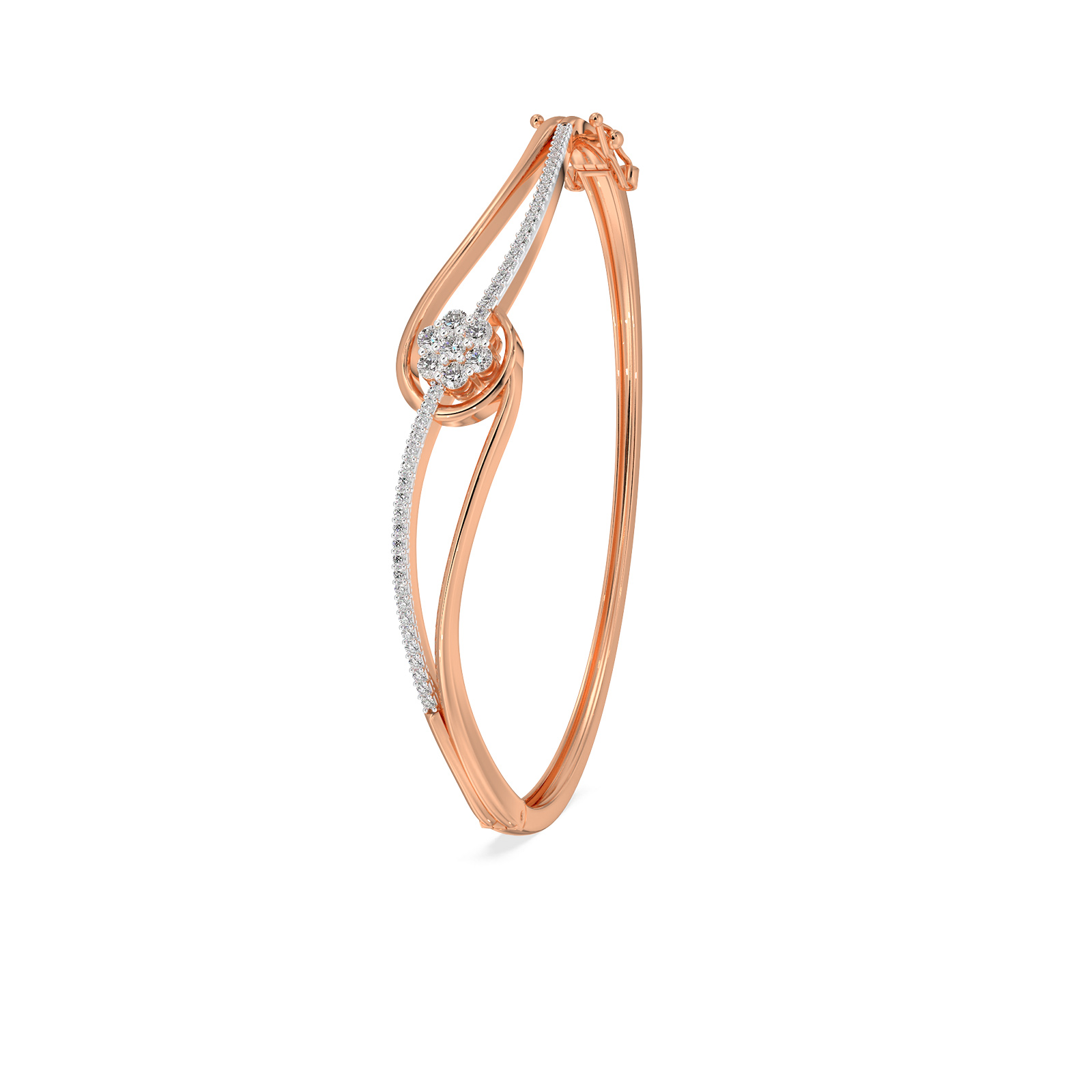 DIAMOND LADIES BRACELET 14CT