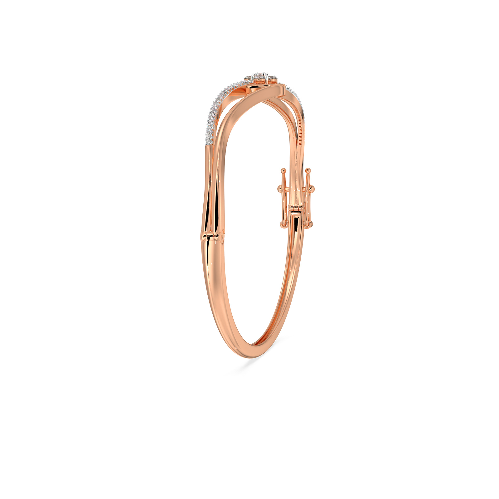 DIAMOND LADIES BRACELET 14CT