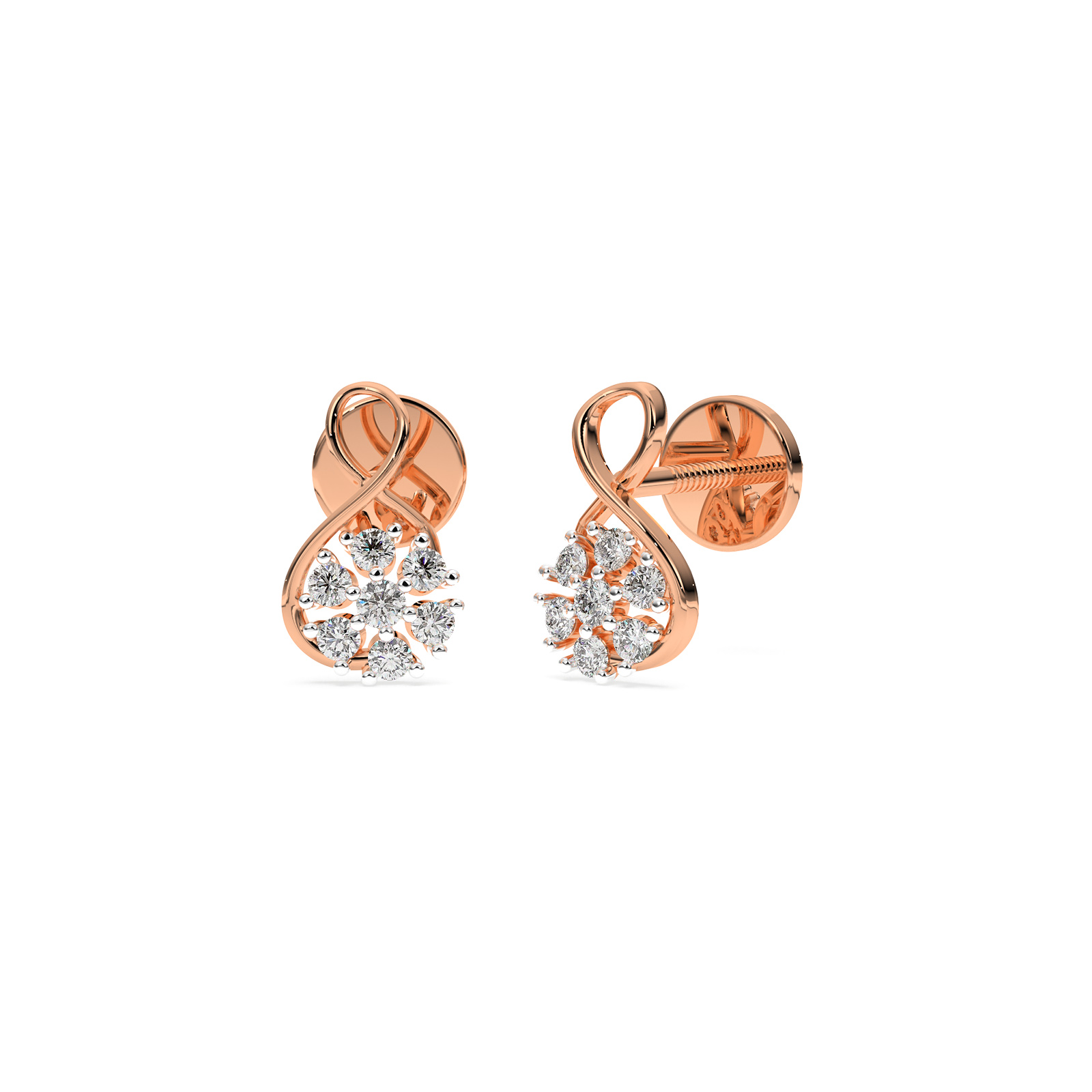 DIAMOND EARRING 14CT