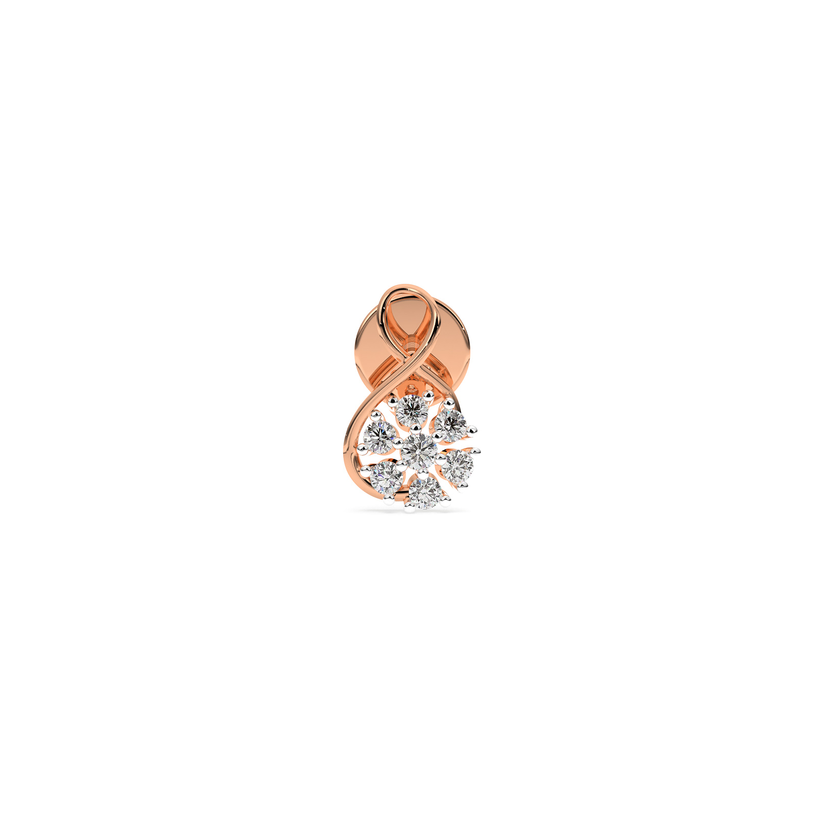 DIAMOND EARRING 14CT