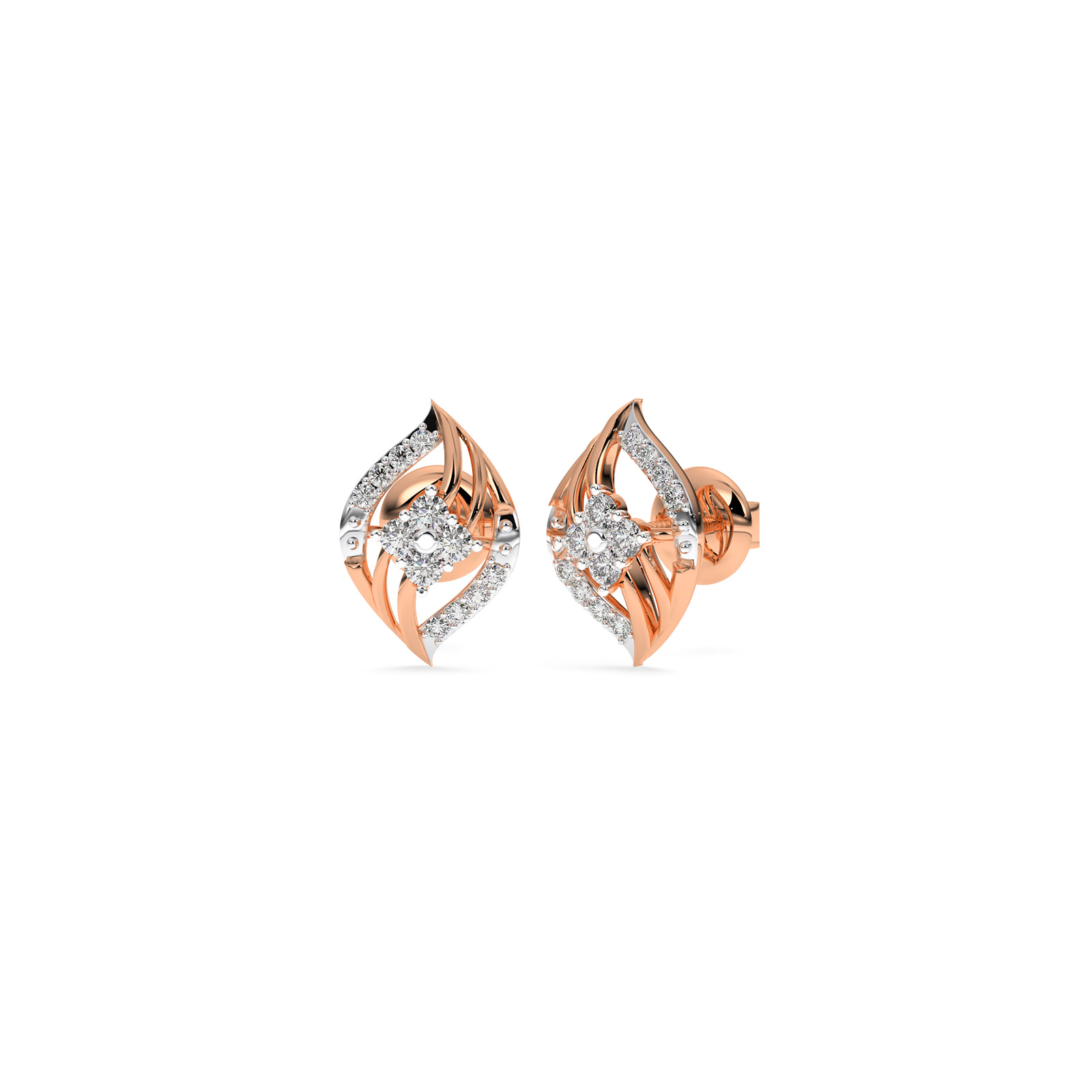 DIAMOND EARRING 14CT