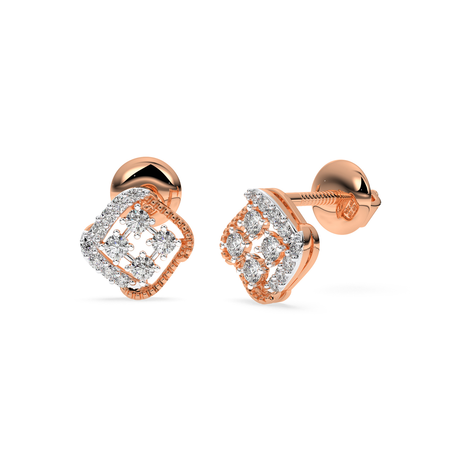DIAMOND EARRING 14CT