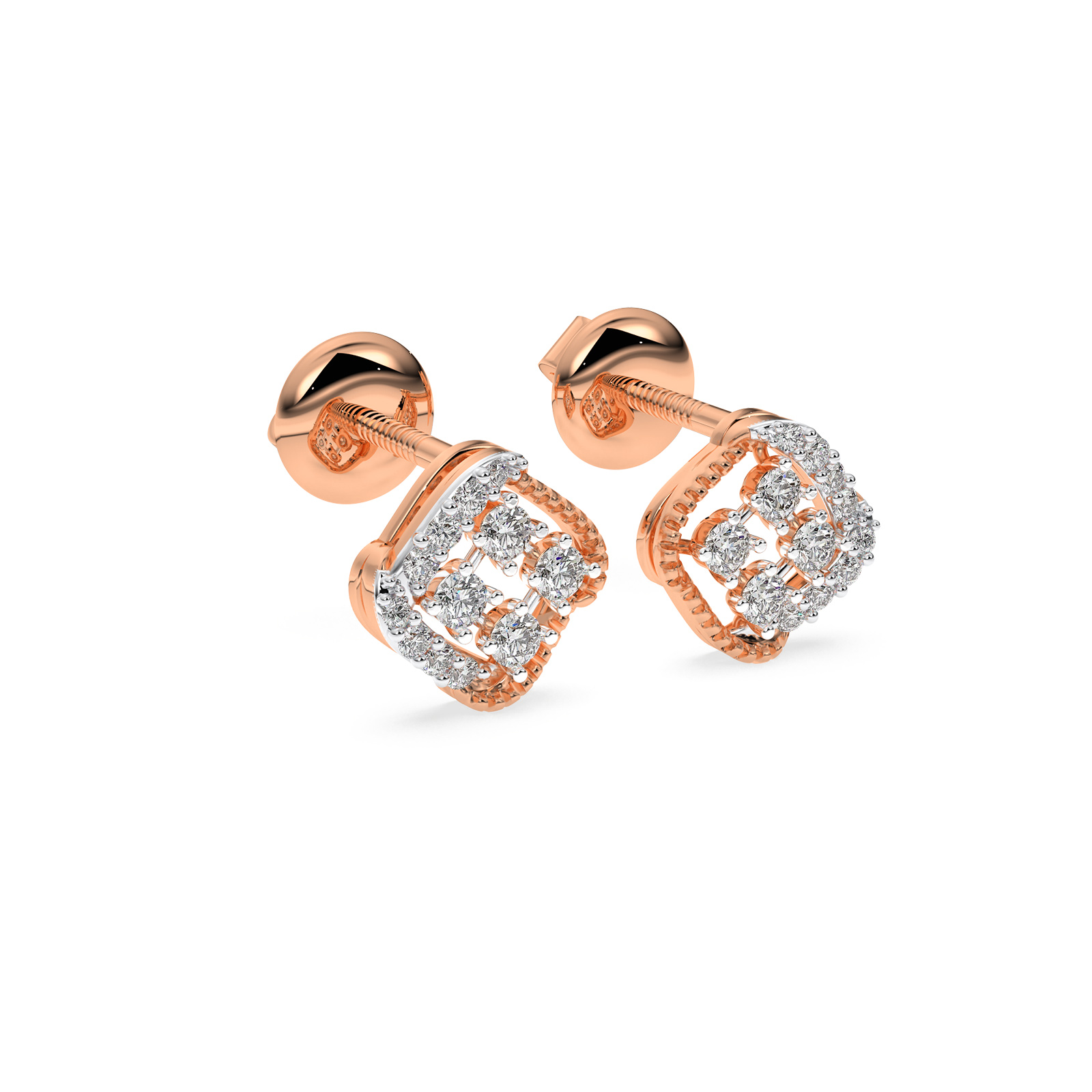 DIAMOND EARRING 14CT
