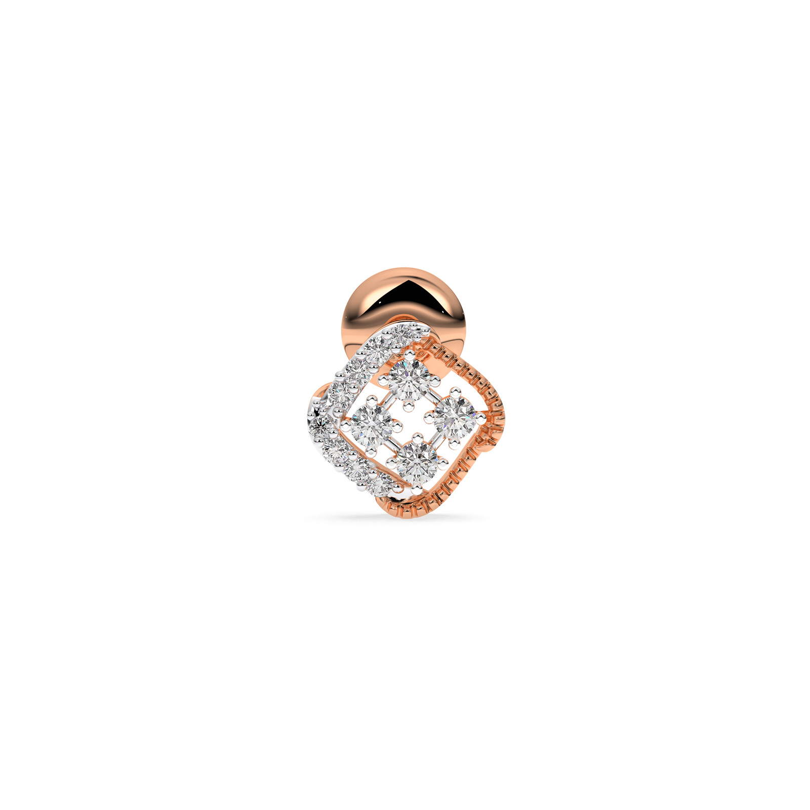 DIAMOND EARRING 14CT
