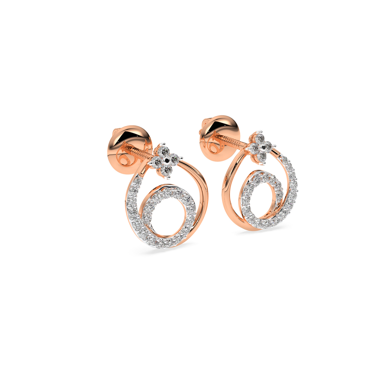 DIAMOND EARRING 14CT