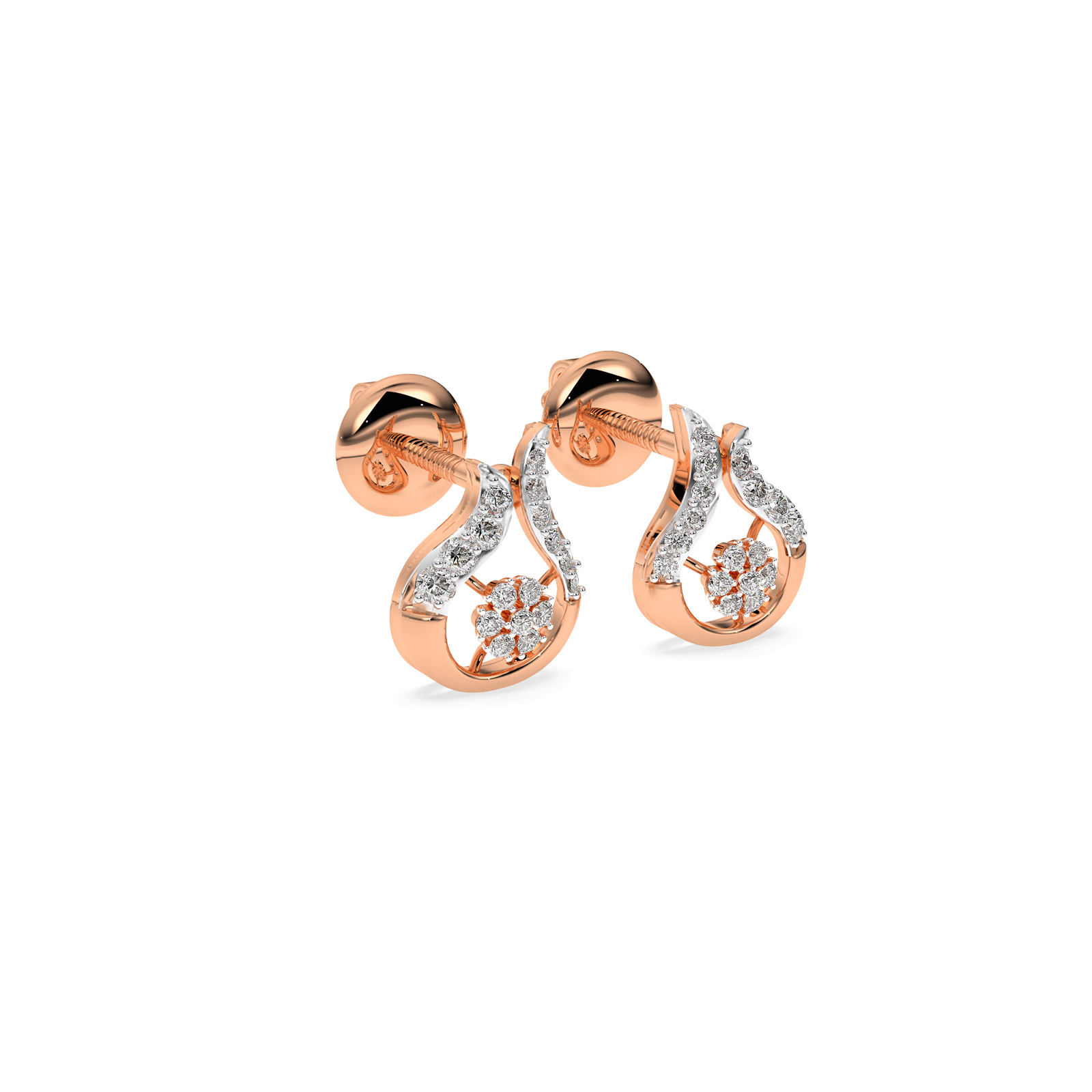 DIAMOND EARRING 14CT