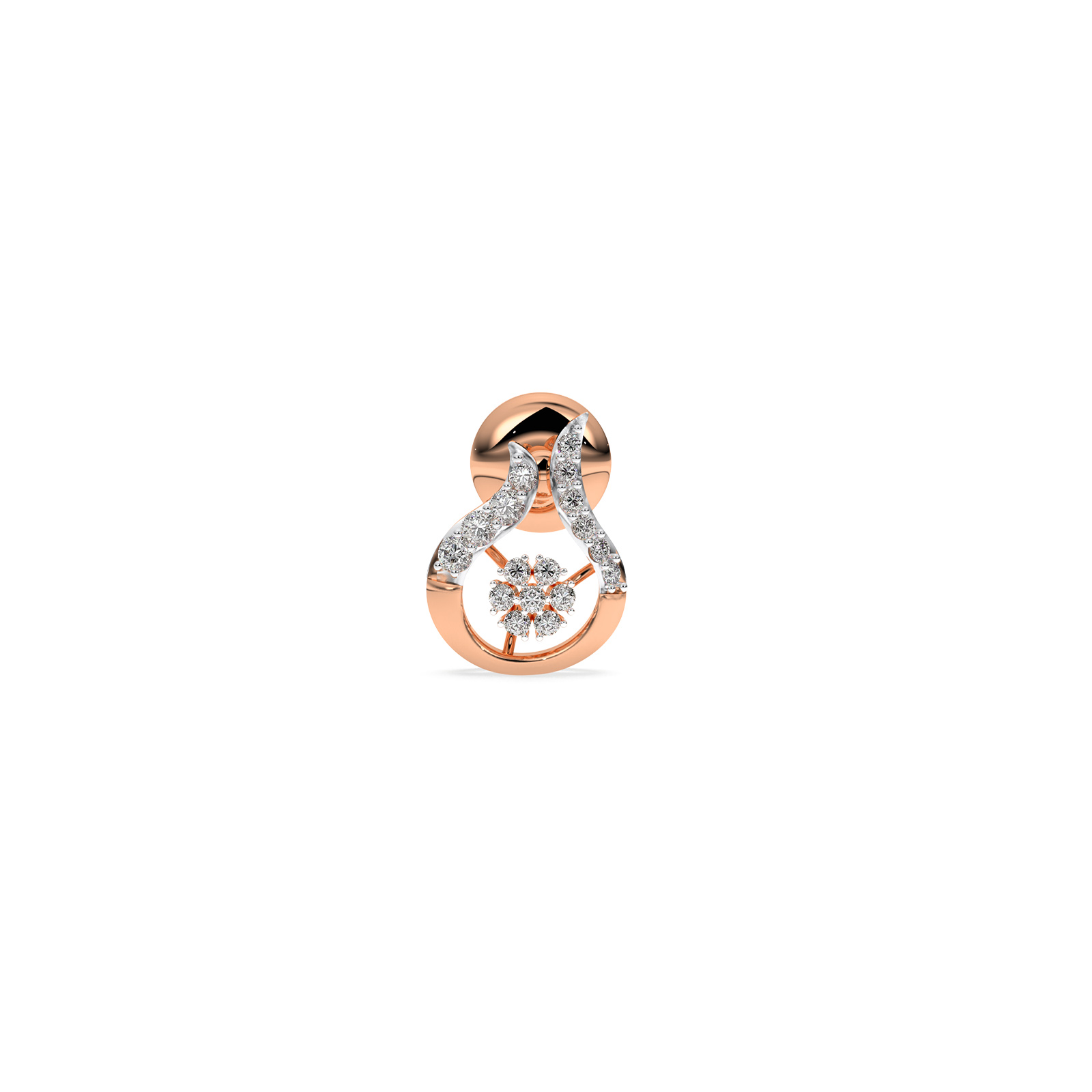 DIAMOND EARRING 14CT