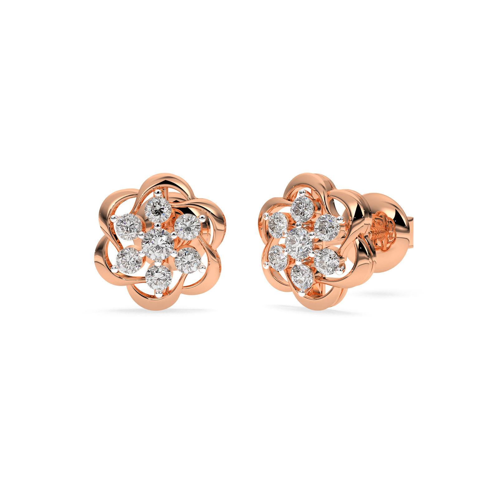 DIAMOND EARRING 14CT