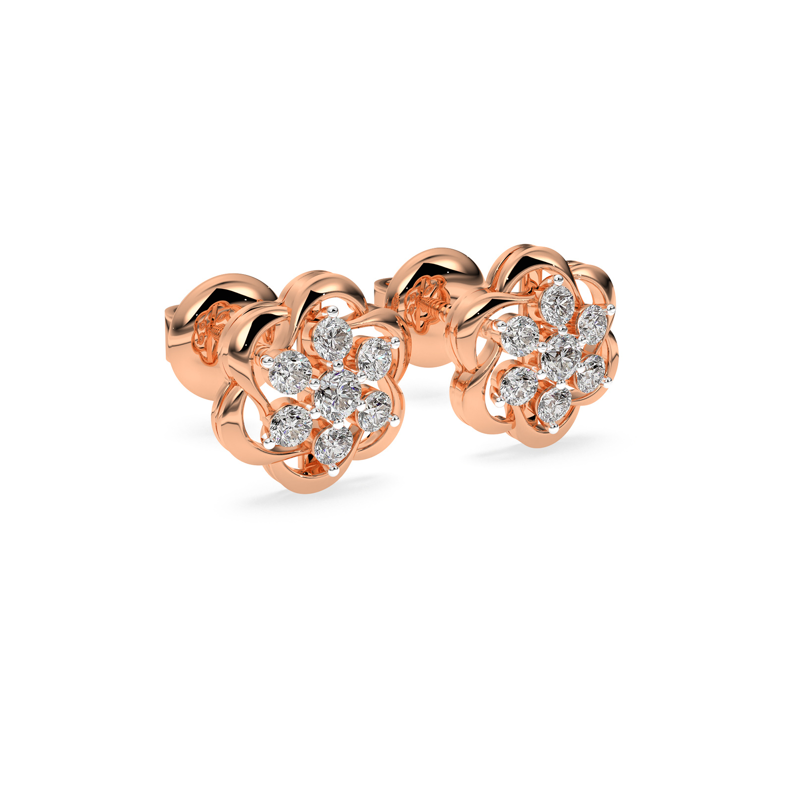 DIAMOND EARRING 14CT