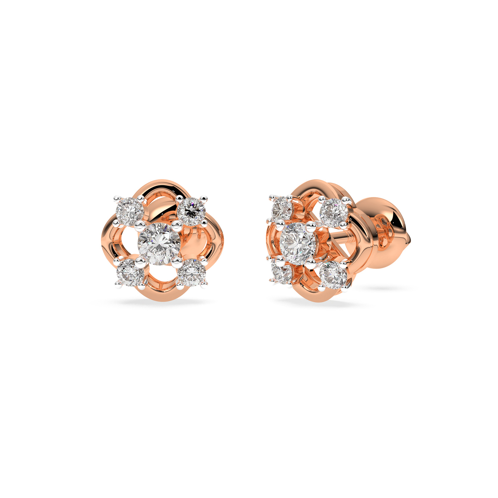 DIAMOND EARRING 14CT