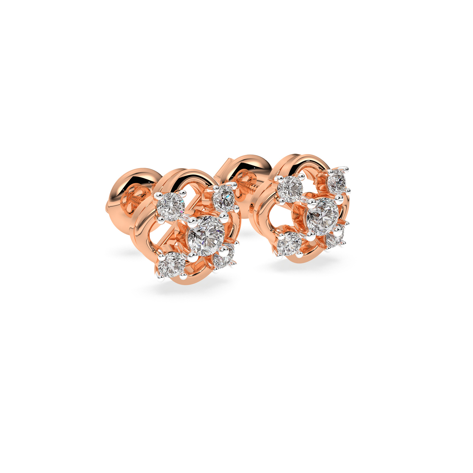 DIAMOND EARRING 14CT