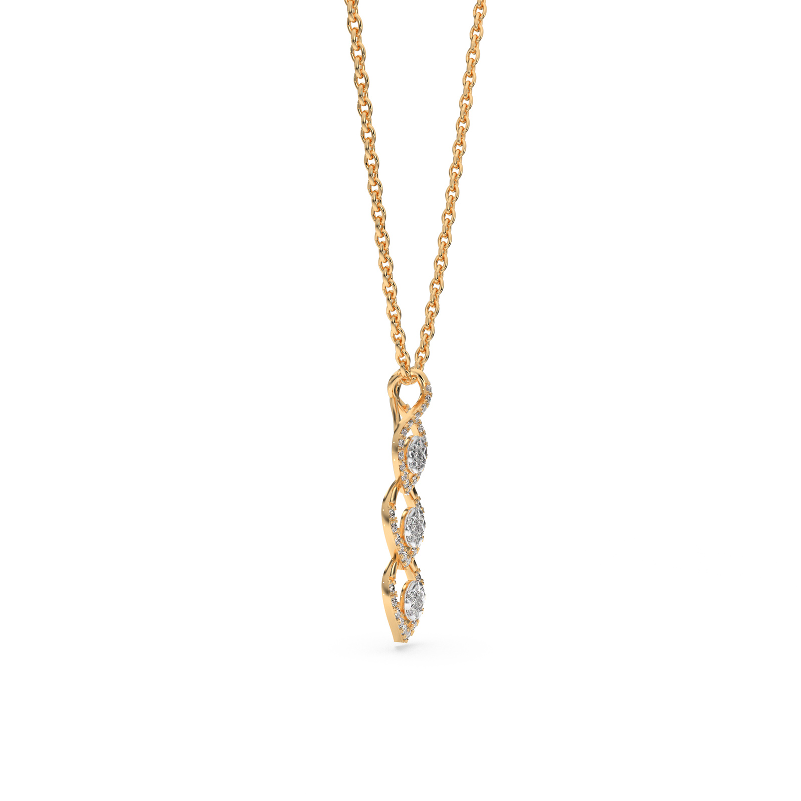 DIAMOND PENDANT 18CT
