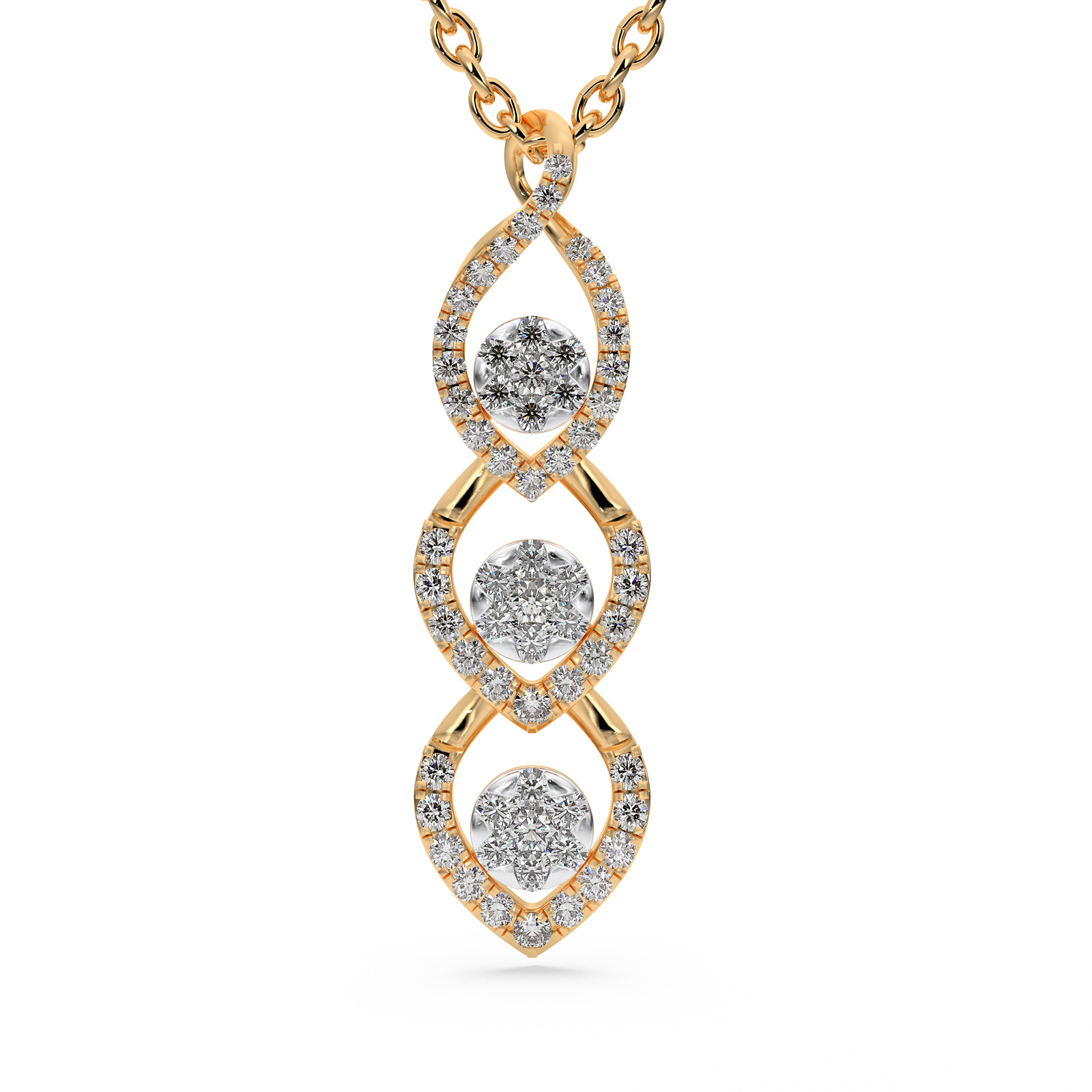 DIAMOND PENDANT 18CT