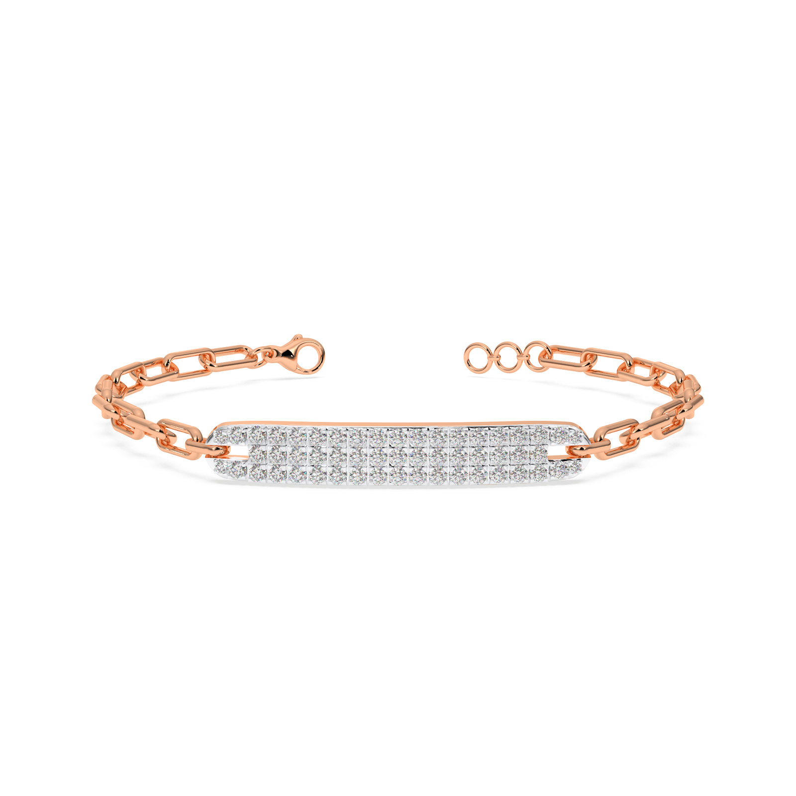 DIAMOND LADIES BRACELET 18CT