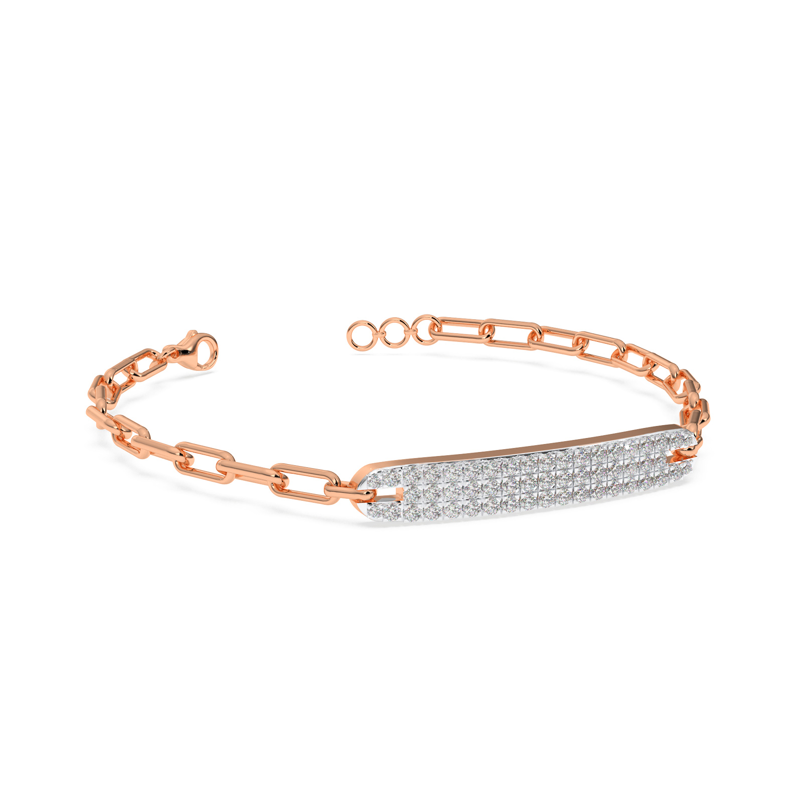 DIAMOND LADIES BRACELET 18CT