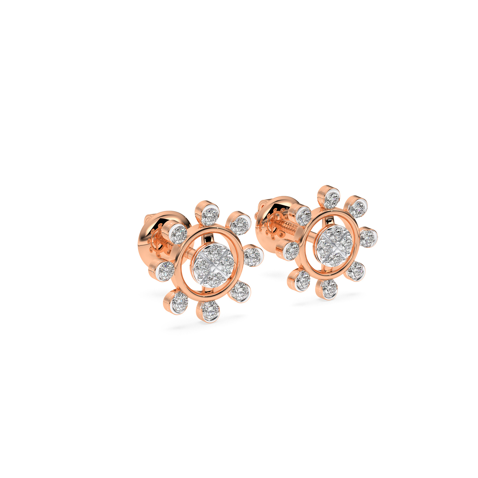 DIAMOND EARRING 18CT