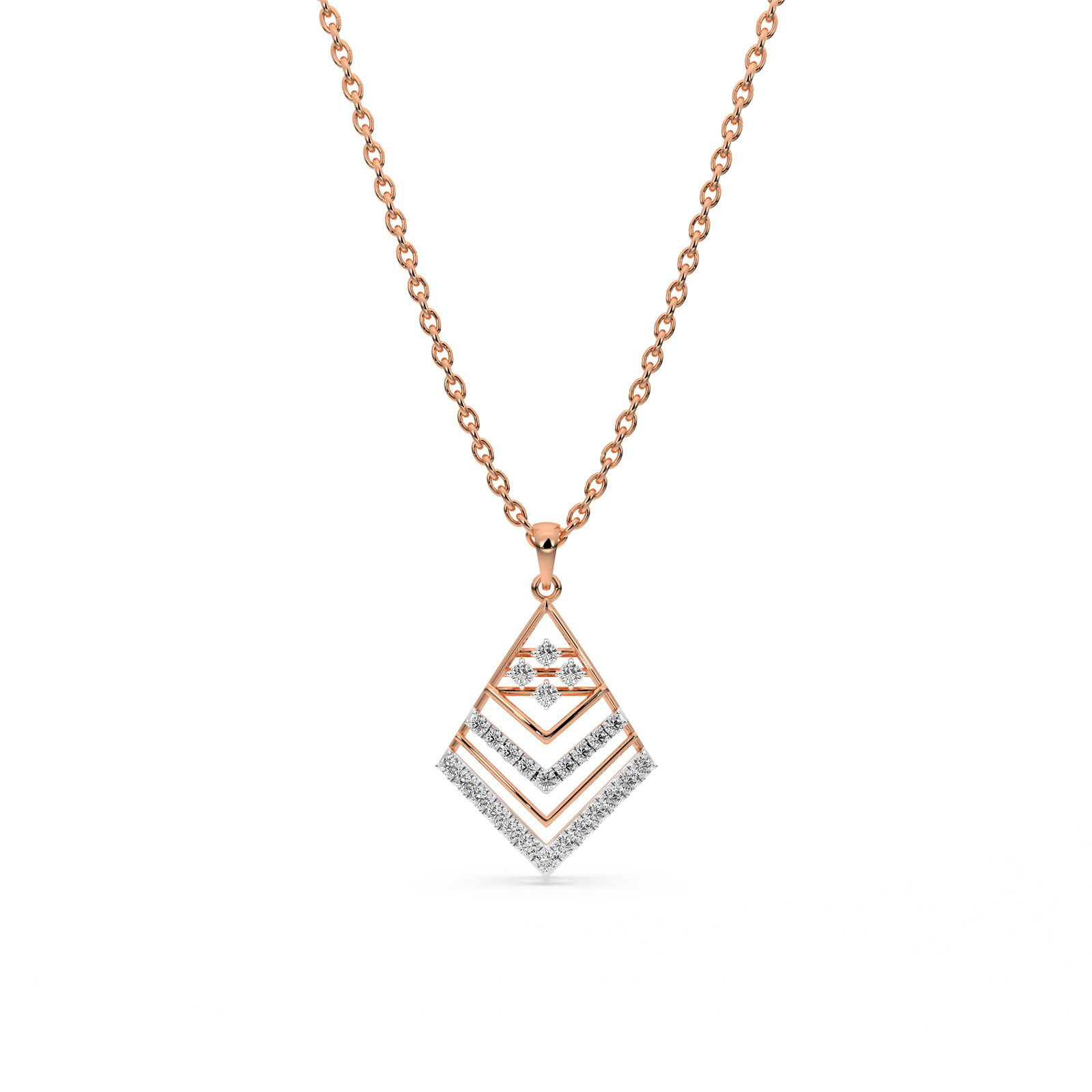 DIAMOND PENDANT 18CT