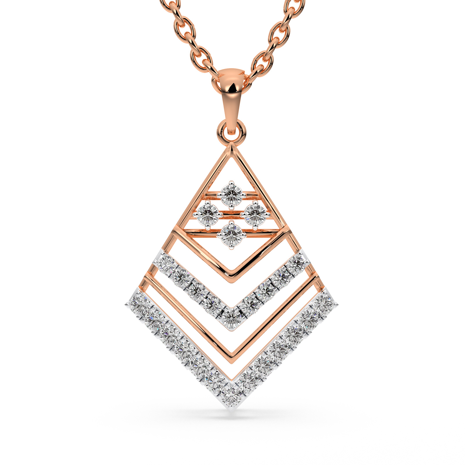 DIAMOND PENDANT 18CT