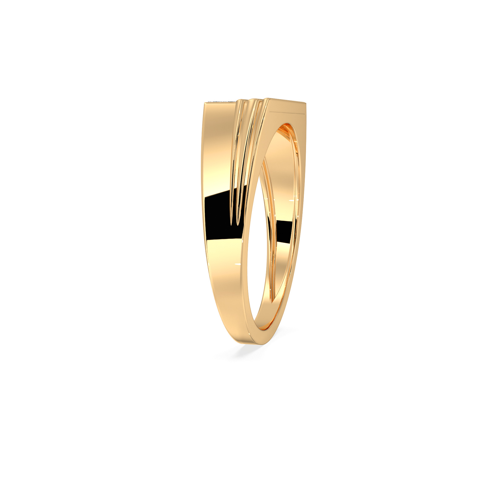 DIAMOND GENTS RING 18CT