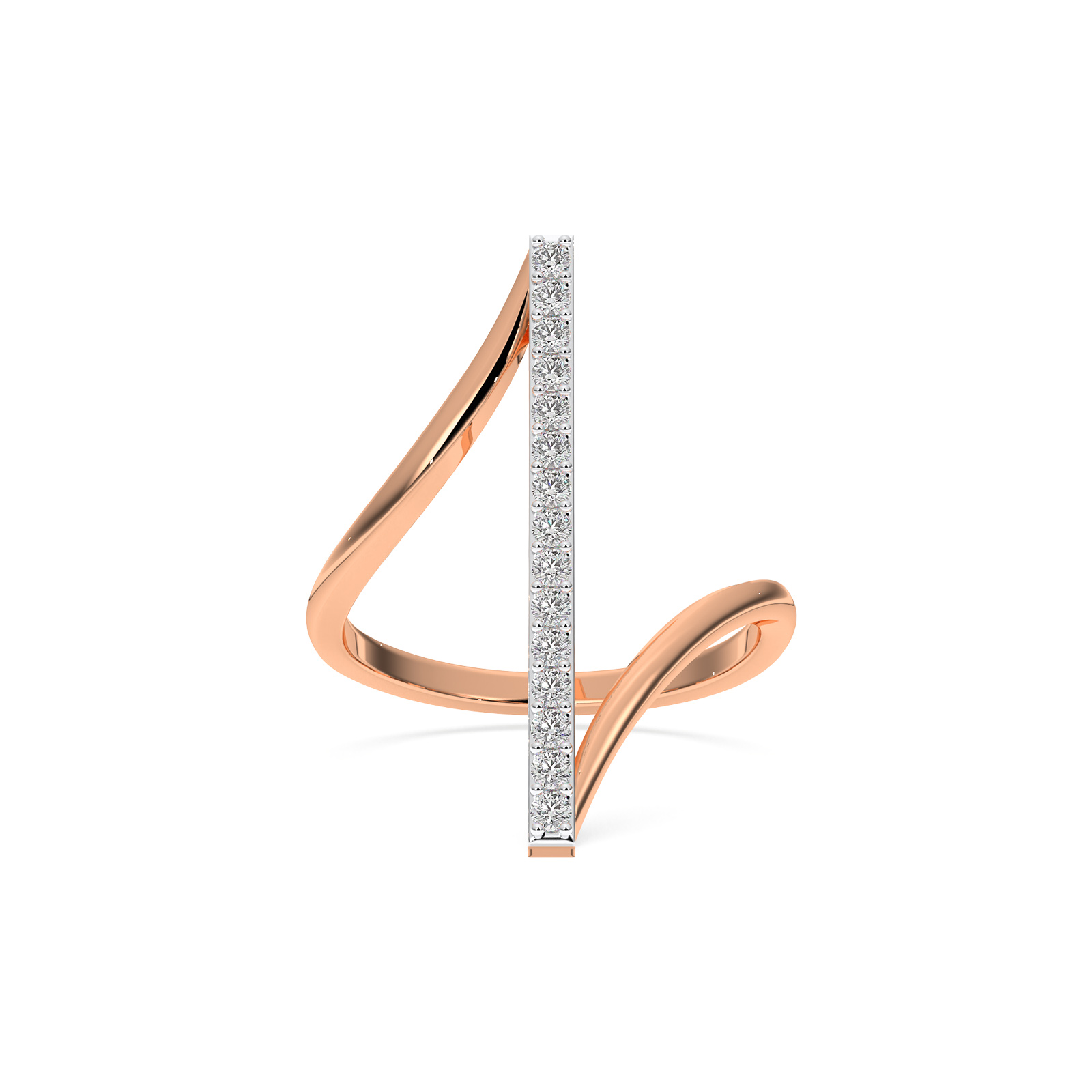 DIAMOND LADIES RING 18CT