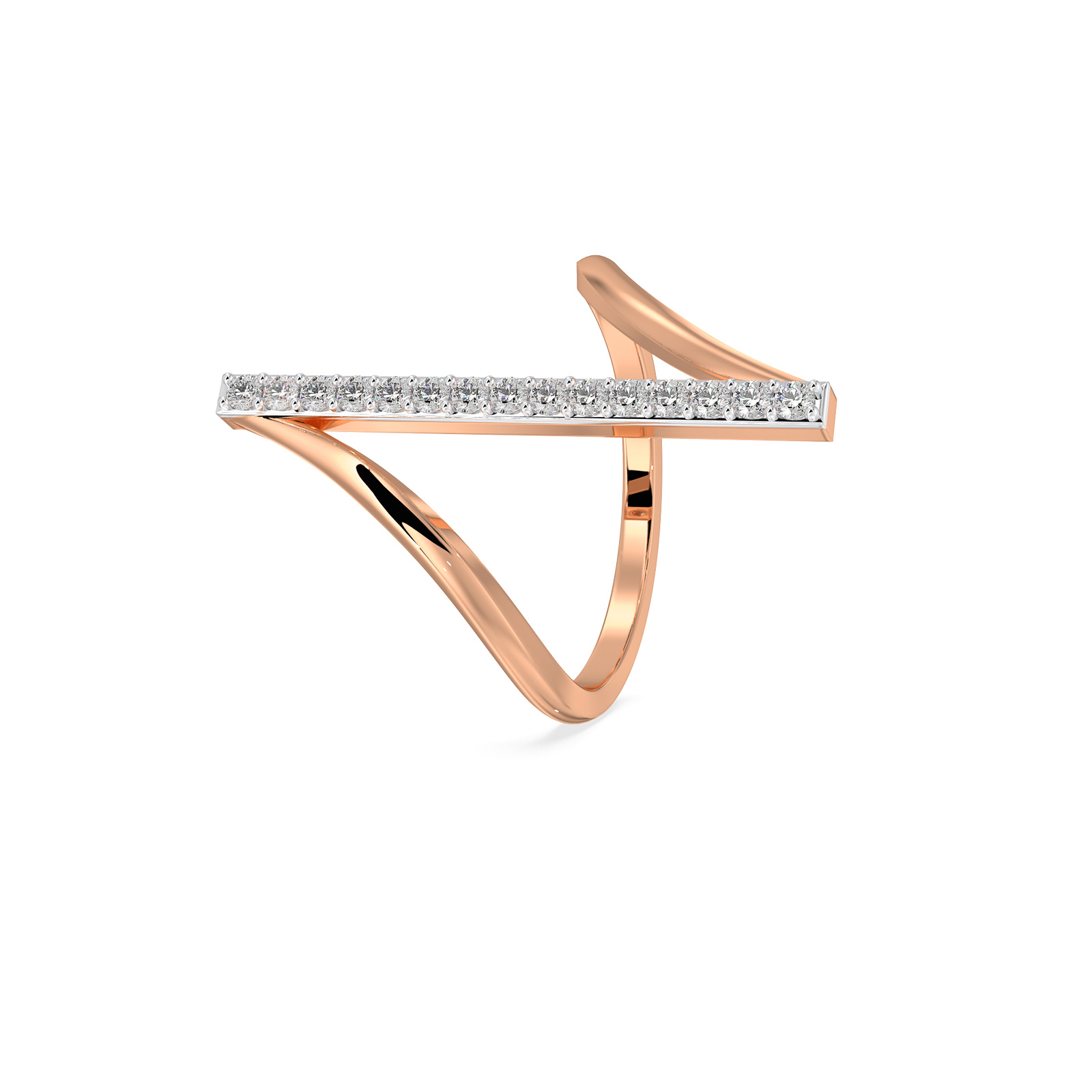 DIAMOND LADIES RING 18CT