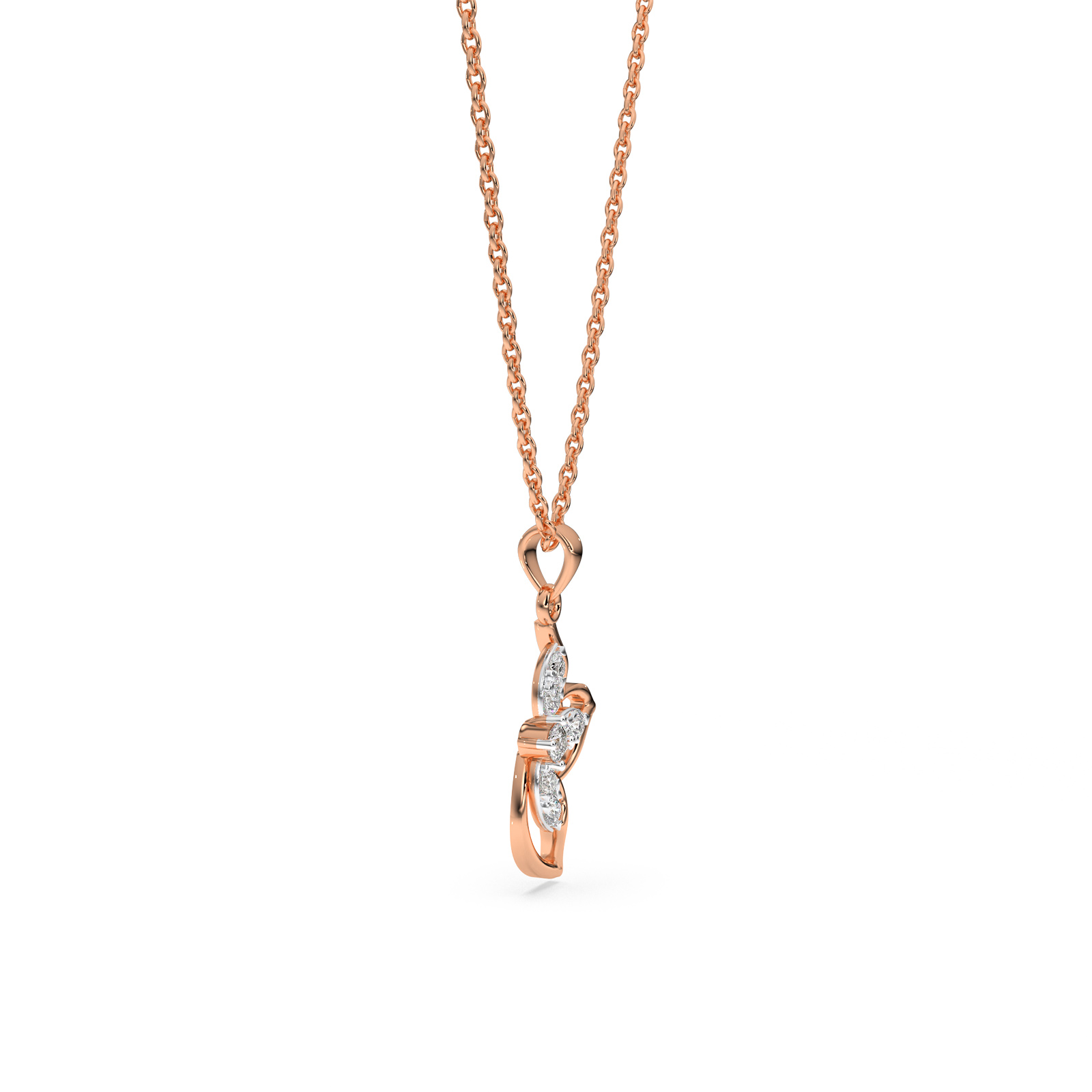 DIAMOND PENDANT 14CT