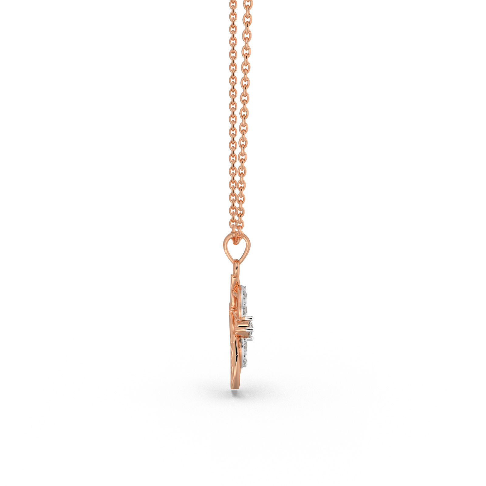 DIAMOND PENDANT 14CT