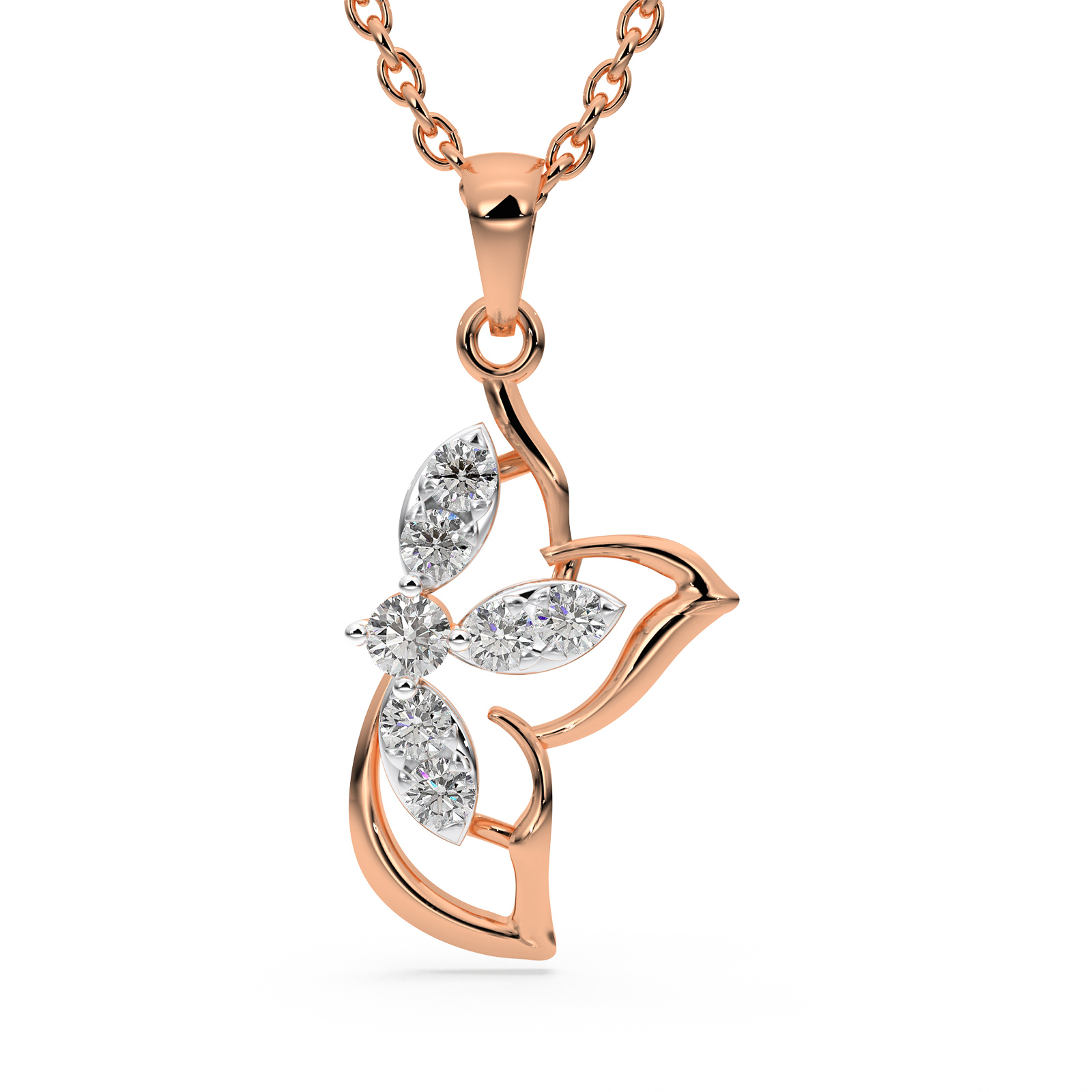 DIAMOND PENDANT 14CT
